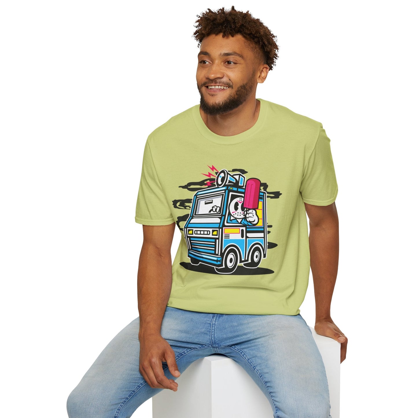 Cartoon T Shirt Animation Tee Funny Unisex Softstyle Gildan 64000 100 Percent Ring Spun Cotton
