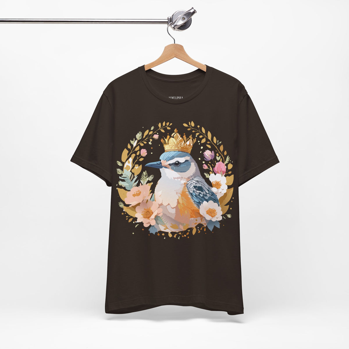 Medallion Graphic Unisex Cotton Bella+Canvas Tee with Floral Art Design m73