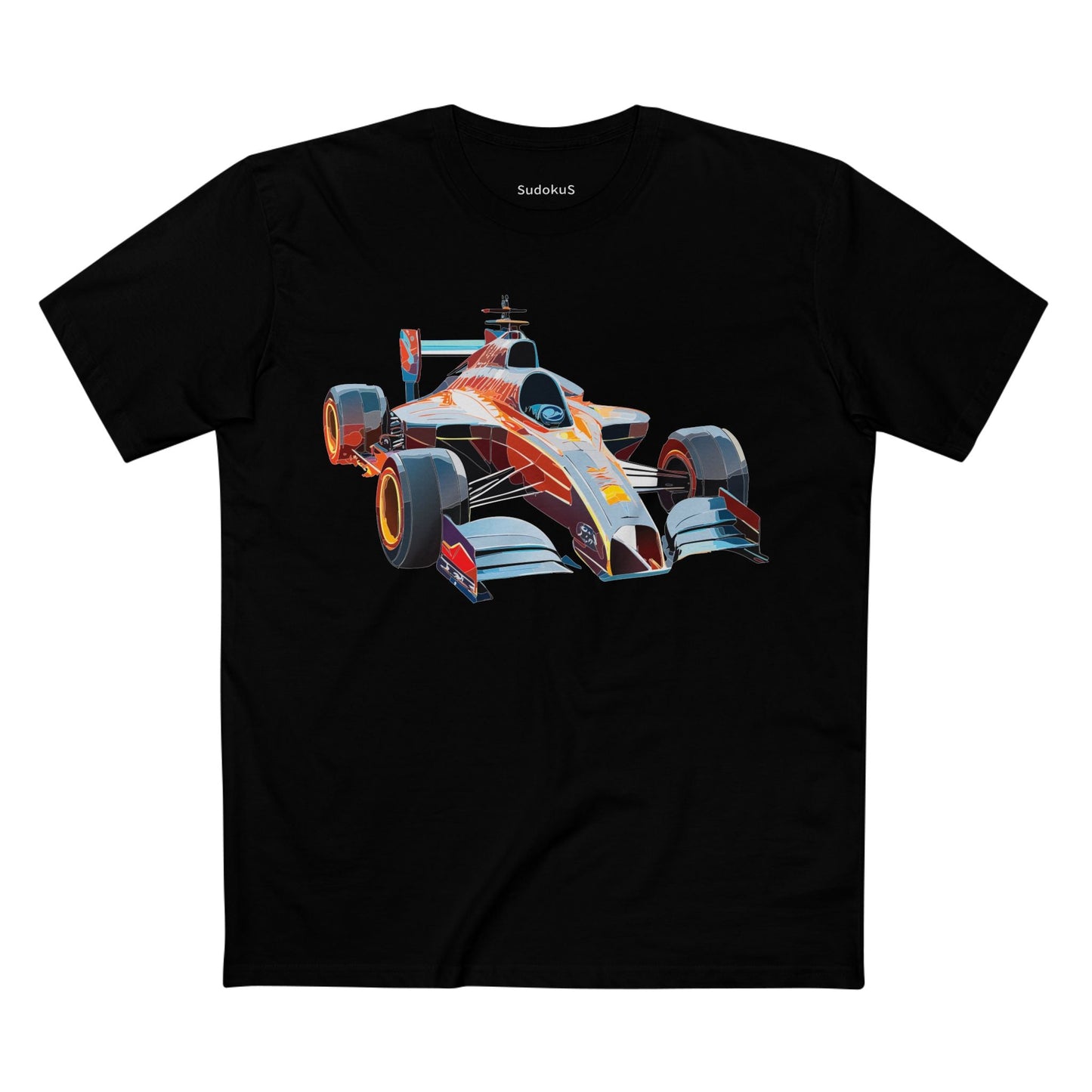 Car Graphic Unisex 100 Cotton Staple Tee 9