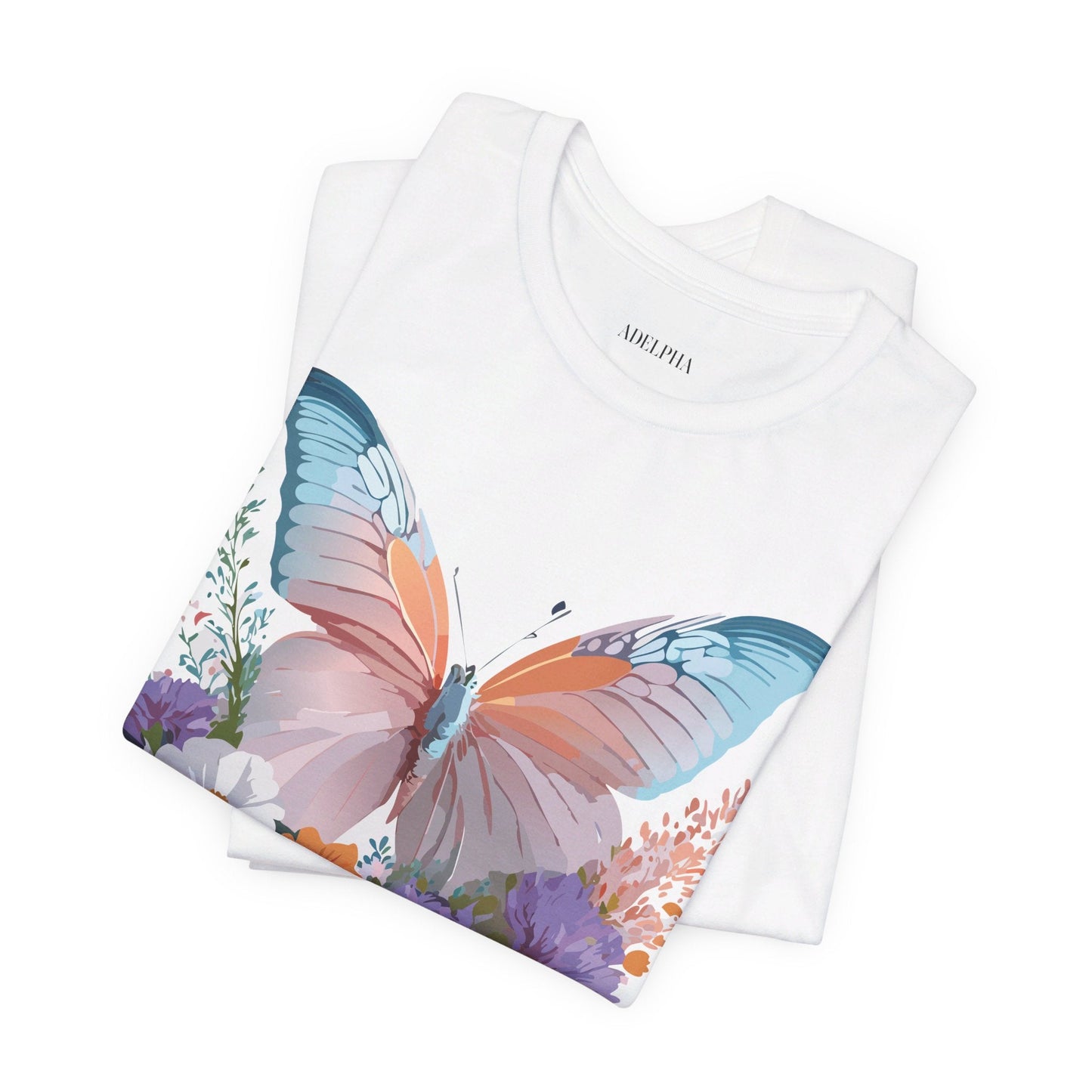 Butterfly Graphic Tee Unisex Jersey Short Sleeve Adelpha Art Design