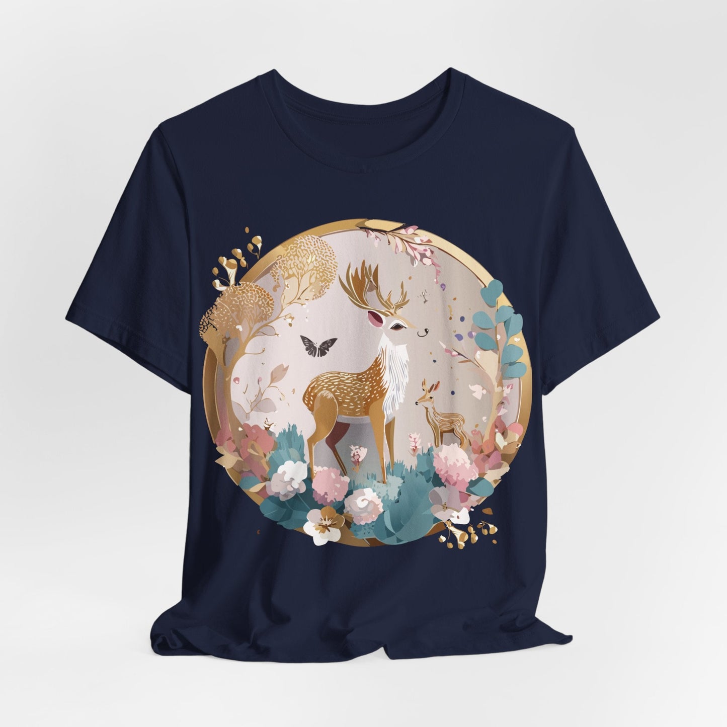Medallion Graphic T Shirt Unisex Adelpha Vintage Inspired Artwork Short Sleeve Tee