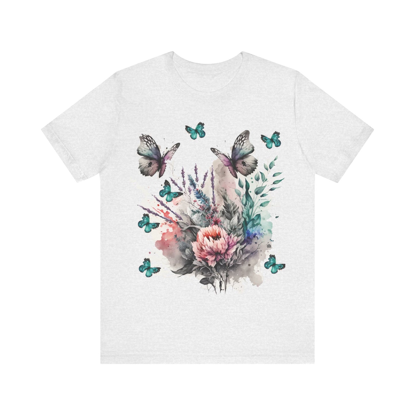 Tee-shirt en coton à imprimés papillons