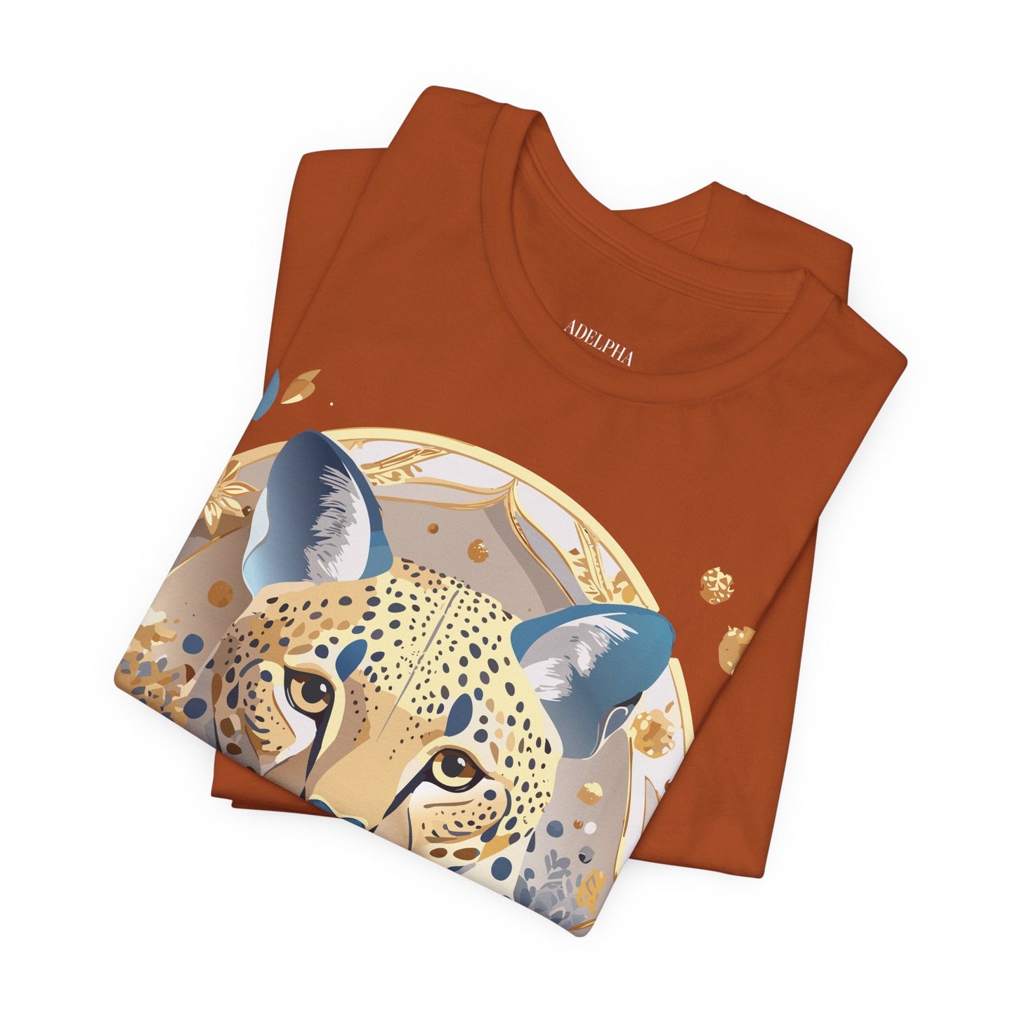 Adelpha Medallion Graphic Tee Unisex Short Sleeve Vintage Inspired Art Design Premium Cotton Jersey