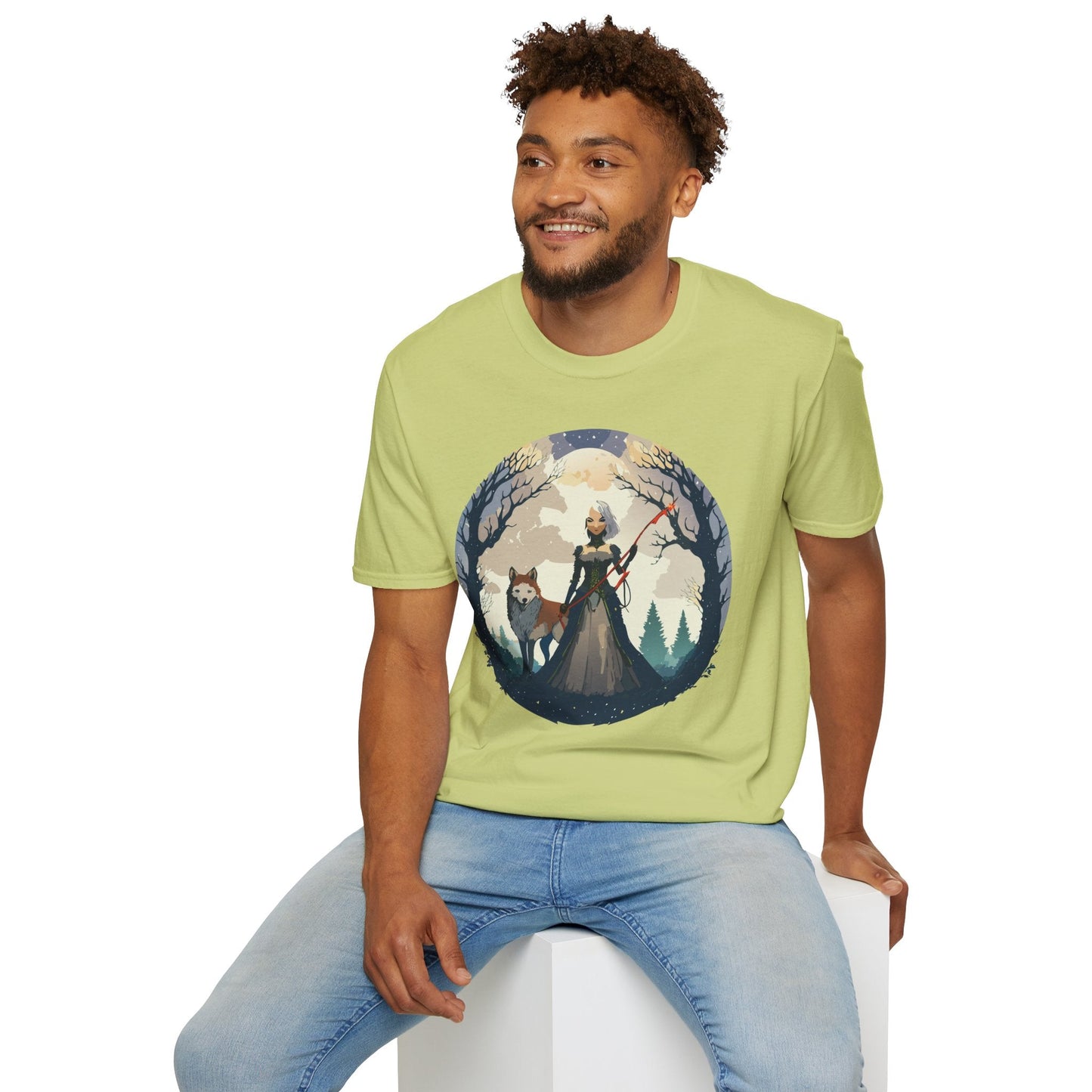 Womens Graphic T Shirts Ladies Art Design Tee Unisex Softstyle Cotton Tee Everyday Comfort