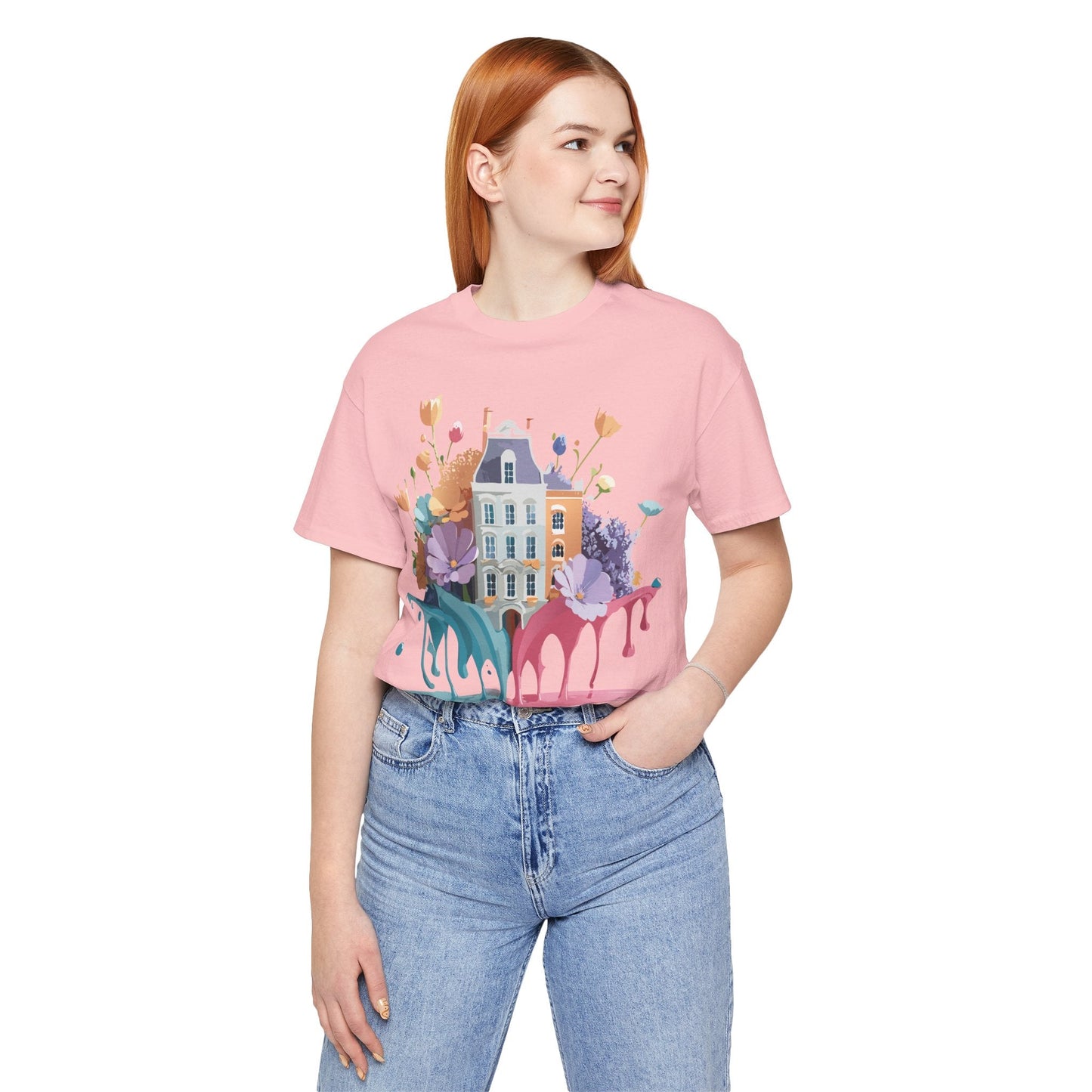 Amsterdam Graphic Tee Unisex Jersey Short Sleeve Shirt Travel Themed Original Artwork