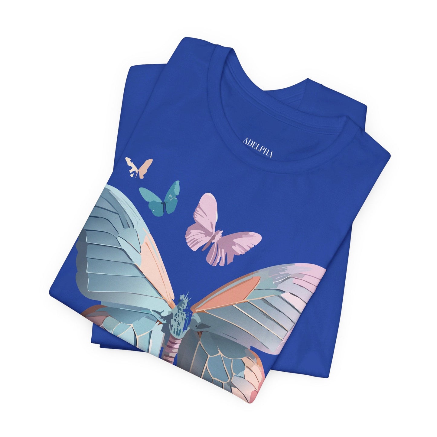 Adelpha Butterfly Graphic Tee Unisex Short Sleeve Vintage Art Design