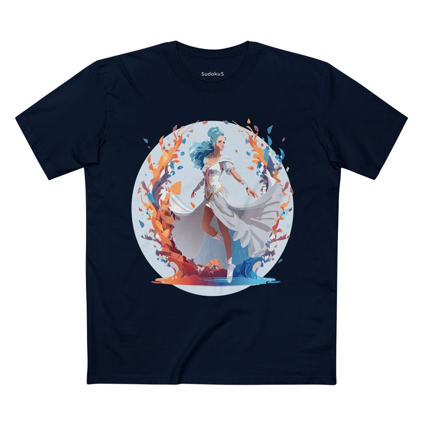 Dancer Graphic Unisex 100 Cotton Staple Tee 16