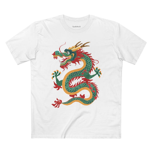Dragon Graphic Unisex 100 Cotton Staple Tee 13