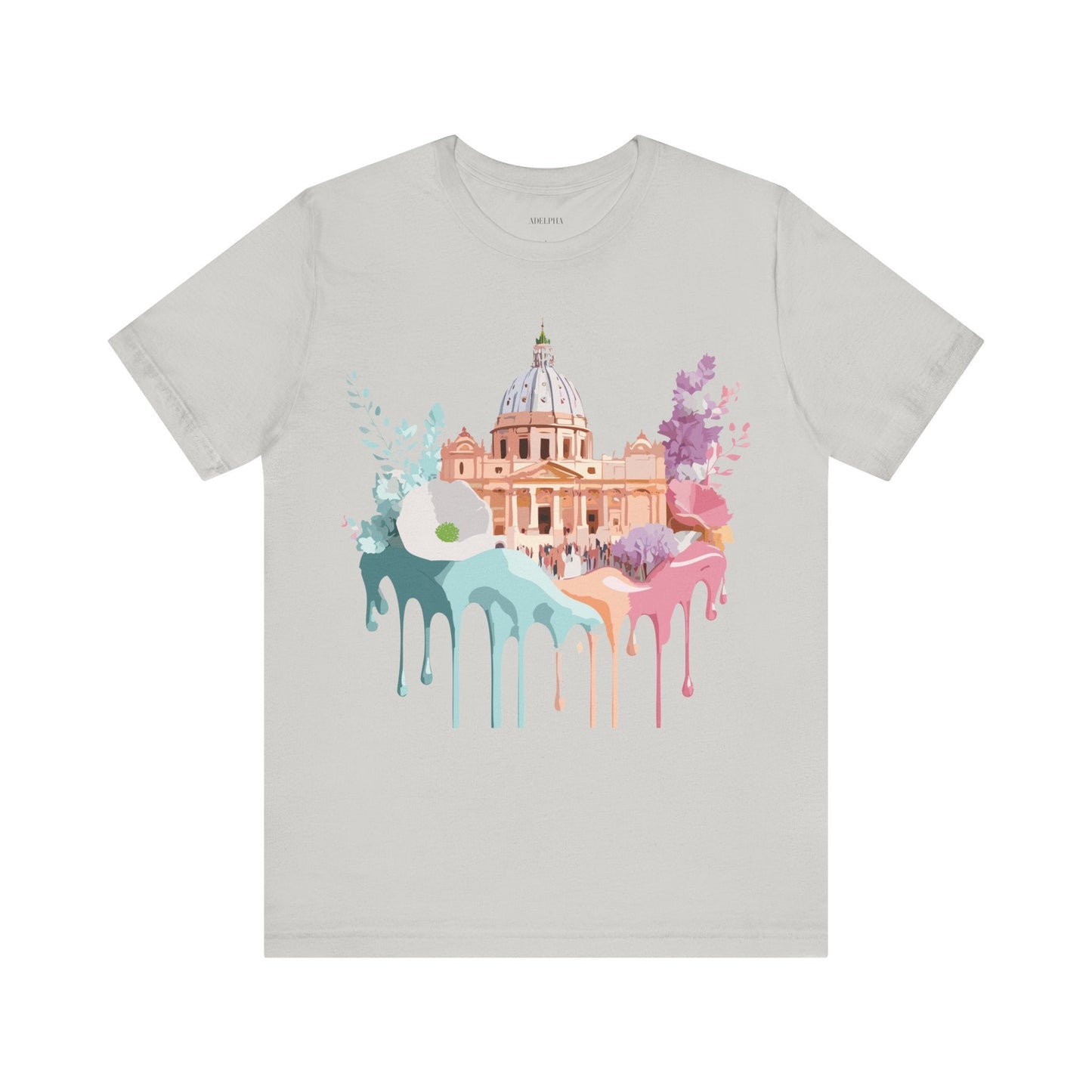 Adelpha Vintage Rome Tourist Shirt Graphic Tee Unisex Short Sleeve Art Design Artwork