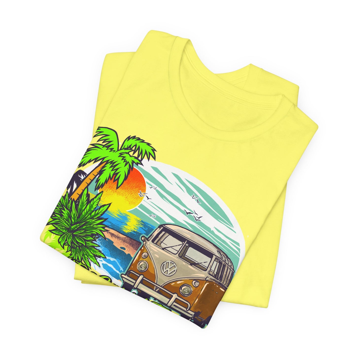 Old Bus Retro Poster Graphic Design Tee, Old Bus Shirt, Vintage Tees, Art Design T-Shirt, Graphic Tee, Retro Art Shirts