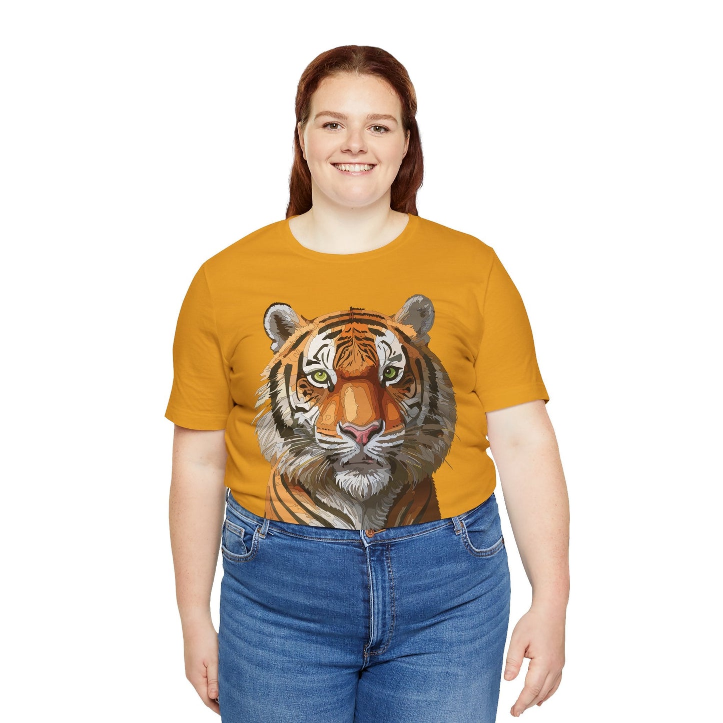Unisex Animal Art Design Tee Shirt Wild Animals Graphic Tee Softstyle Gildan 64000