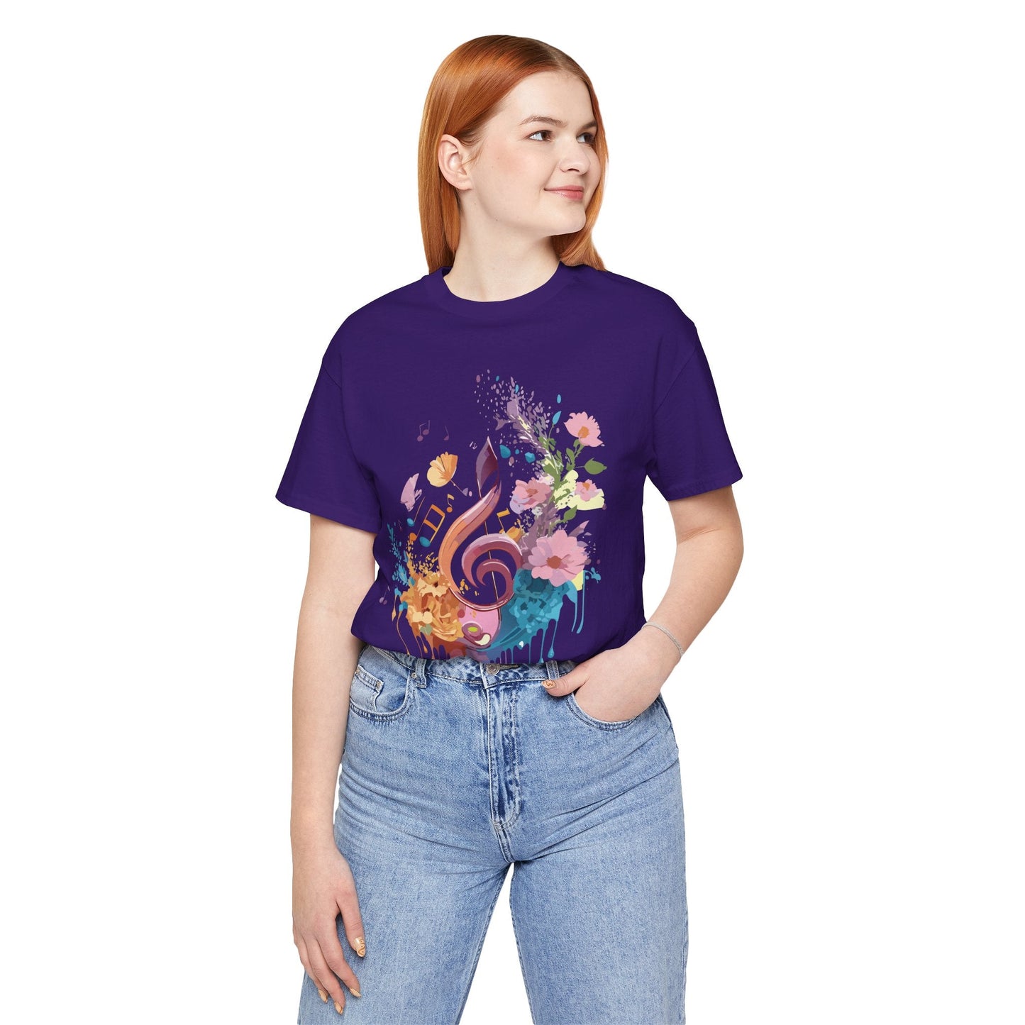 Unisex Graphic T Shirt From Adelpha With Vintage Music Inspired Artwork Short Sleeve Tee