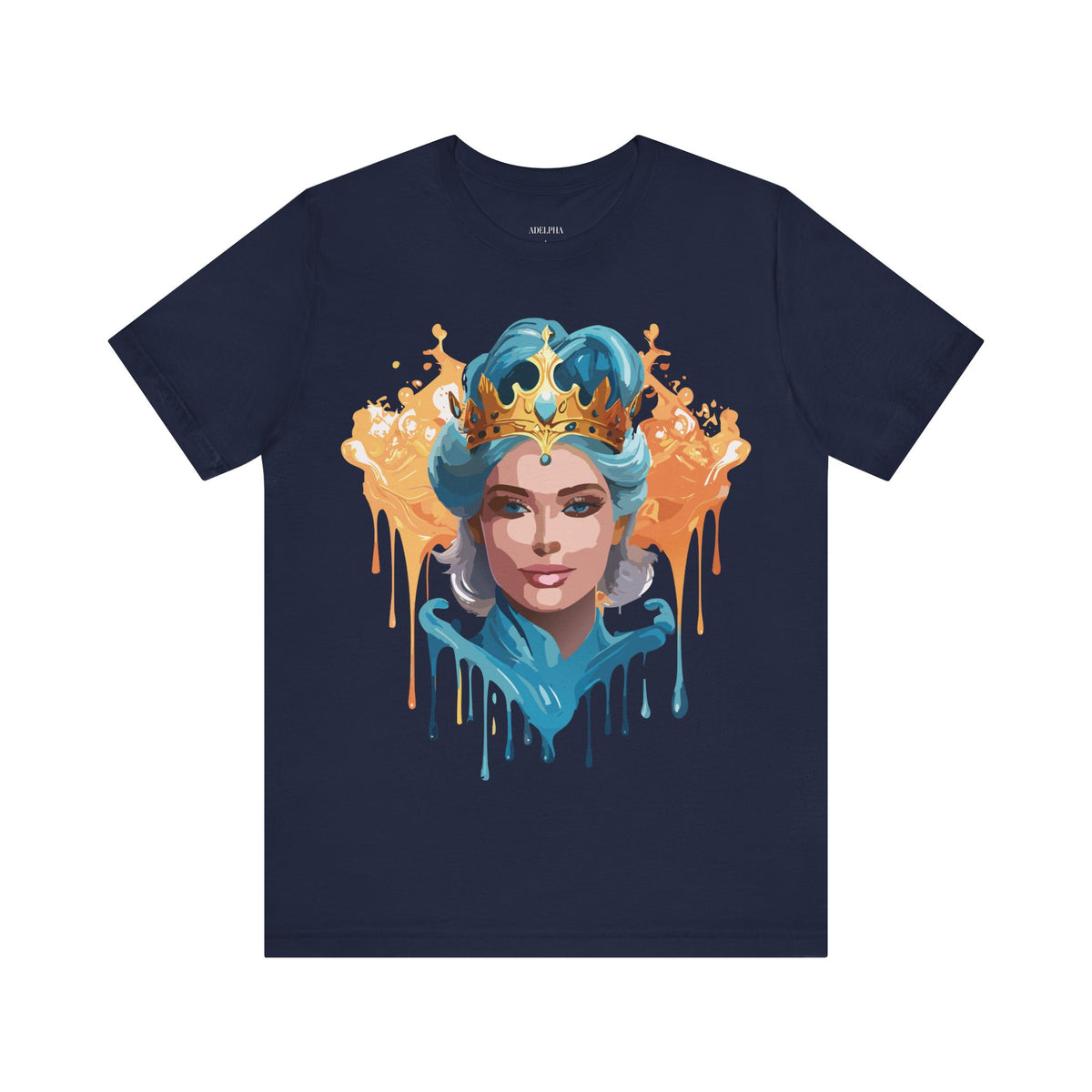 Queen Graphic Unisex Cotton Bella+Canvas Tee with Art Design m183