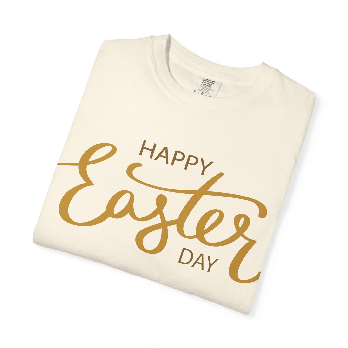 Happy Easter Day T-Shirt, Tee Shirt with Easter Signature, T Shirt with Easter Prints, Tee Shirt with Easter Design