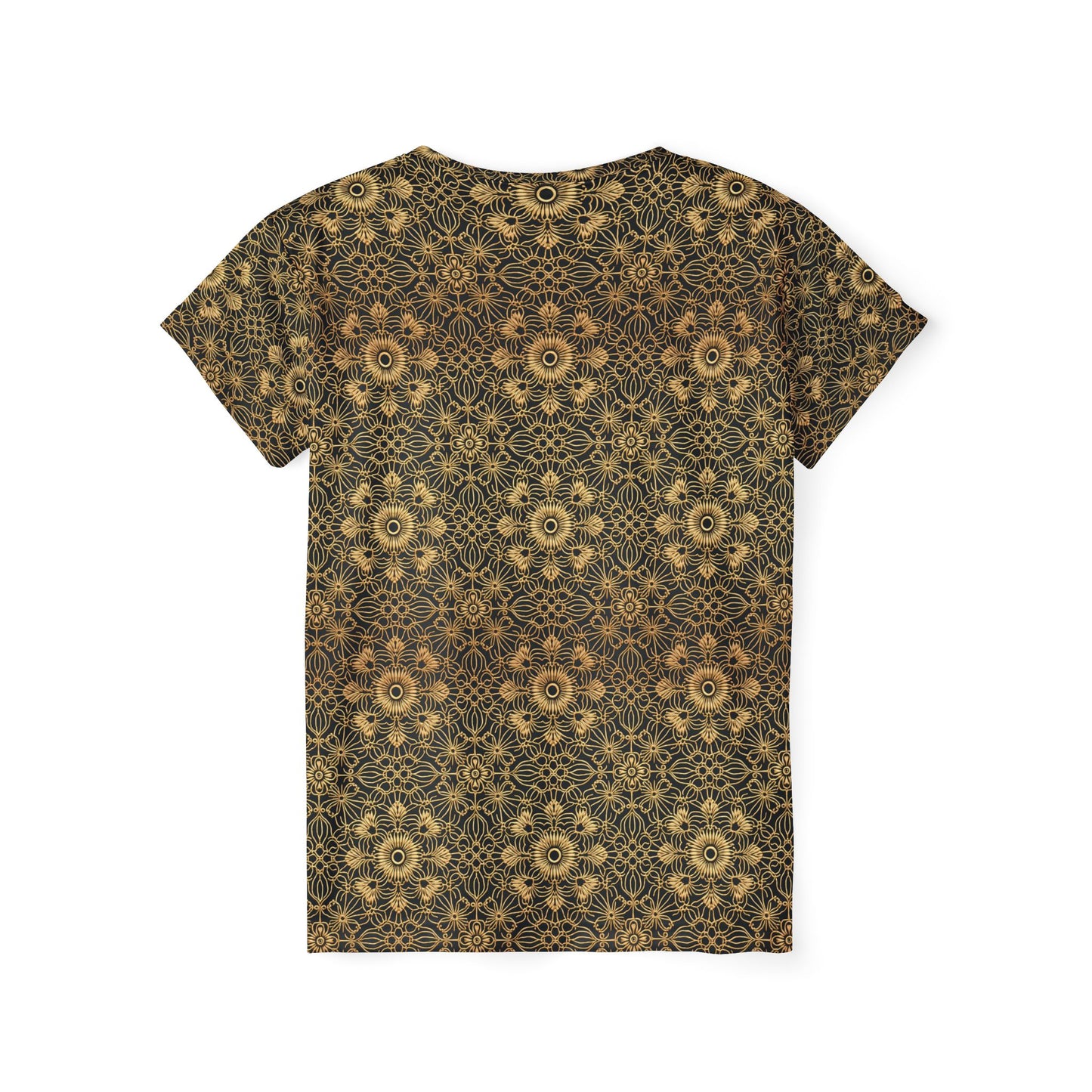 Lace Print Poly Shirt, Poly Shirt with Lace Print, Lace Shirt 48