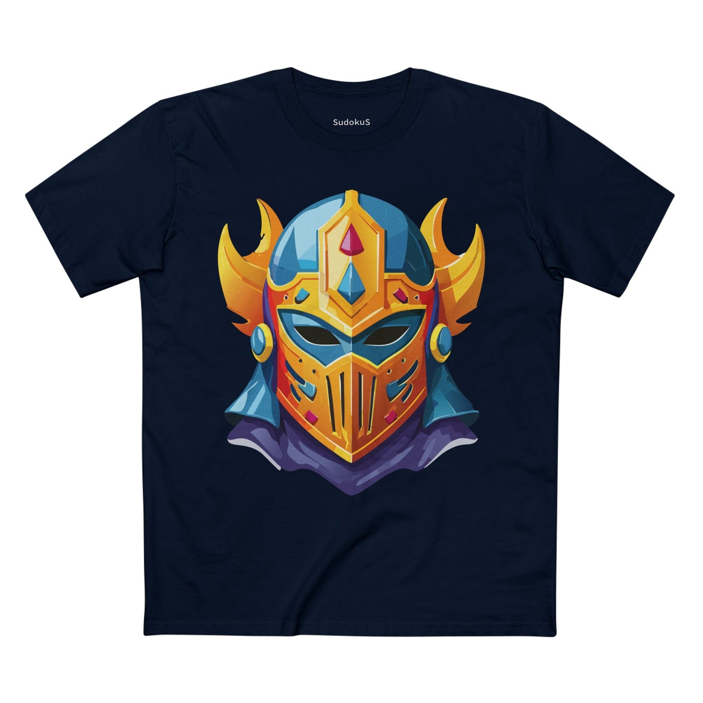Mask Graphic Unisex 100 Cotton Staple Tee 15