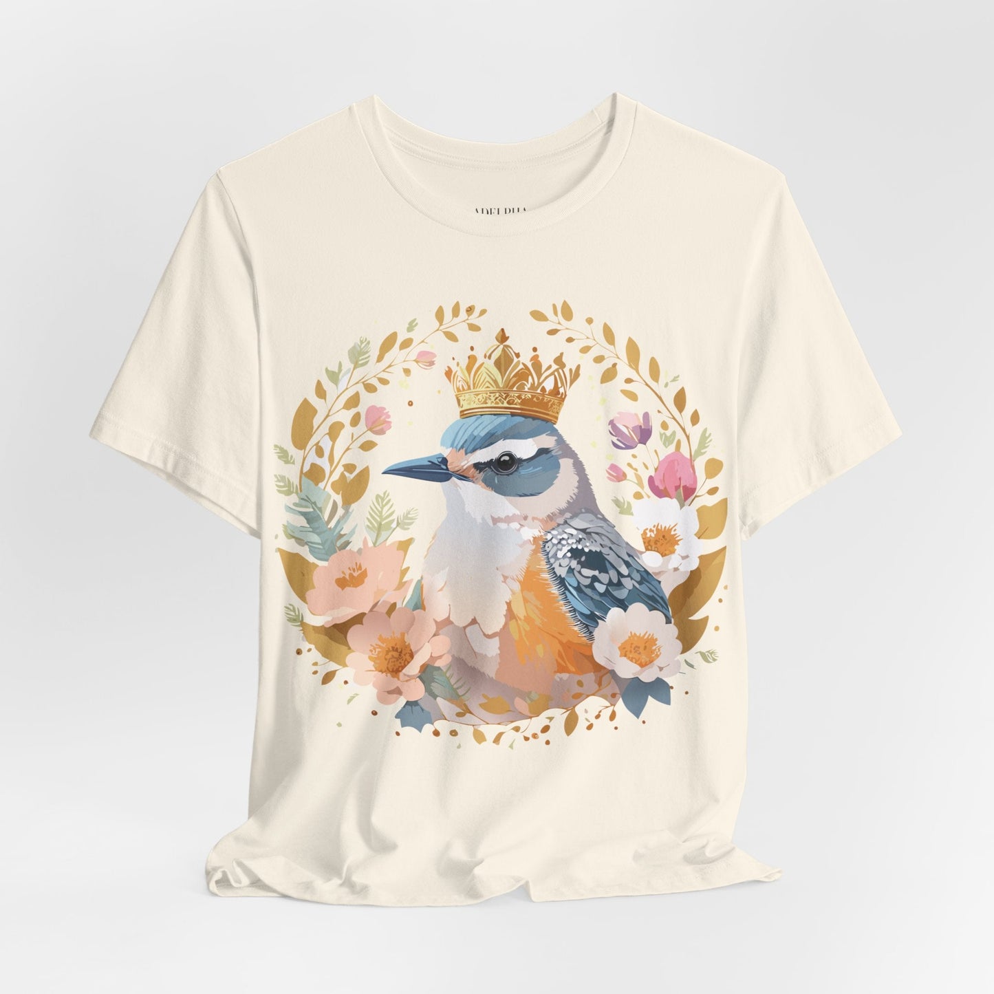 Medallion Graphic Unisex 100 Cotton Vintage Animal Medal Artwork Tee 33