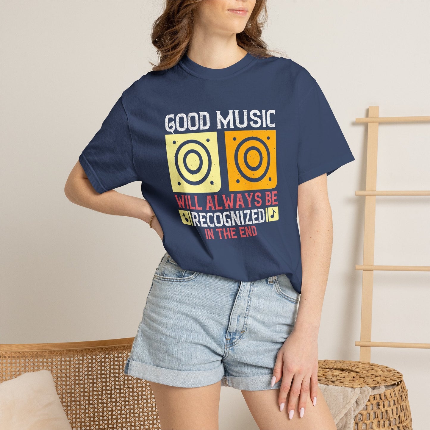 Music Graphic Design Unisex Cotton T-shirt m2