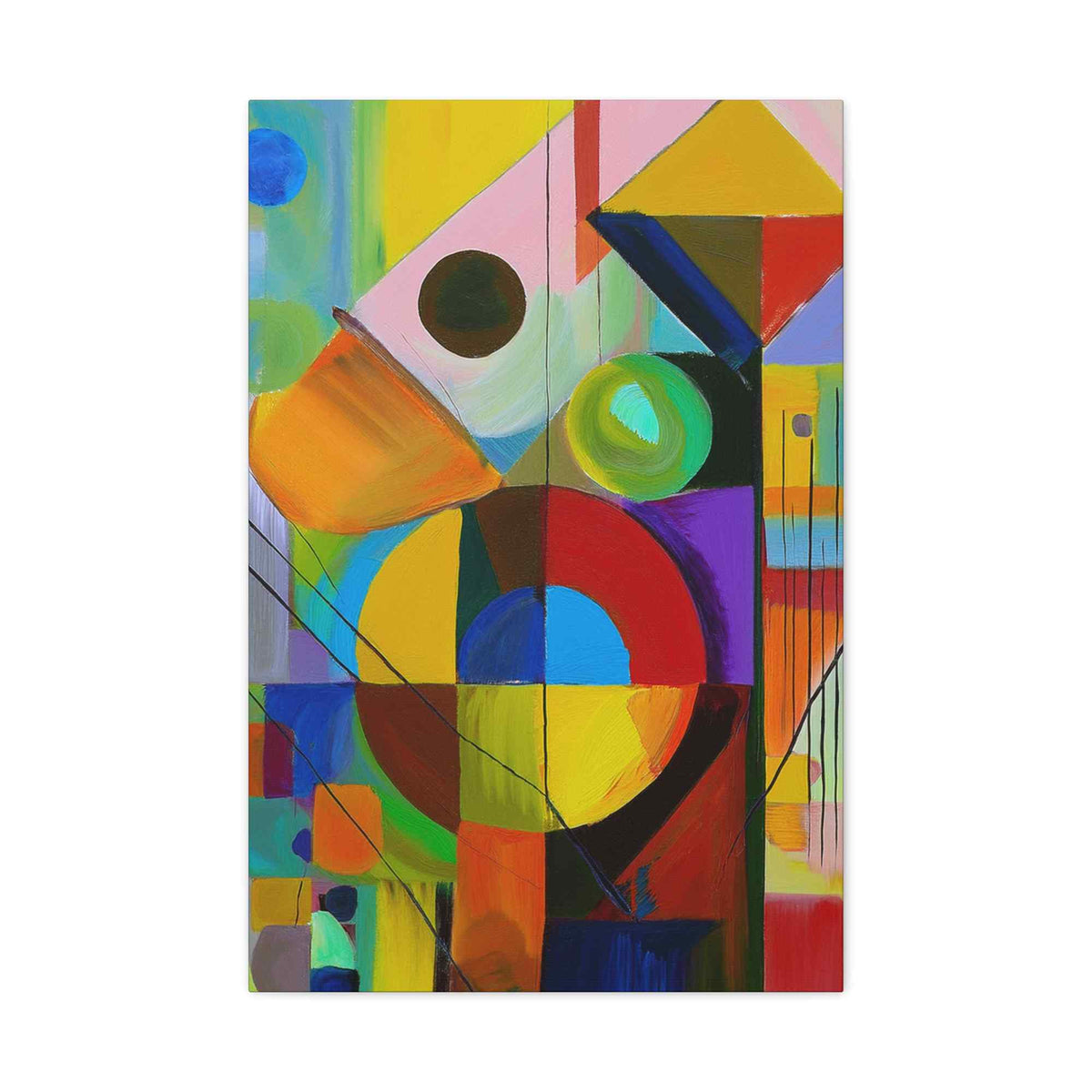 Abstract Painting Print Canvas 20x24,20x30,20x60,24x30,24x32,24x36,30x40,32x48,36x48,40x60 Pine-Wood Inner Frame ABS-1