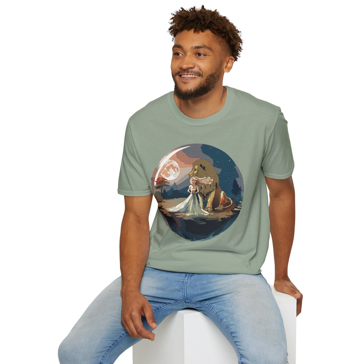 Womens Graphic T Shirt Art Design Unisex Softstyle 64000 Gildan Short Sleeve Tee