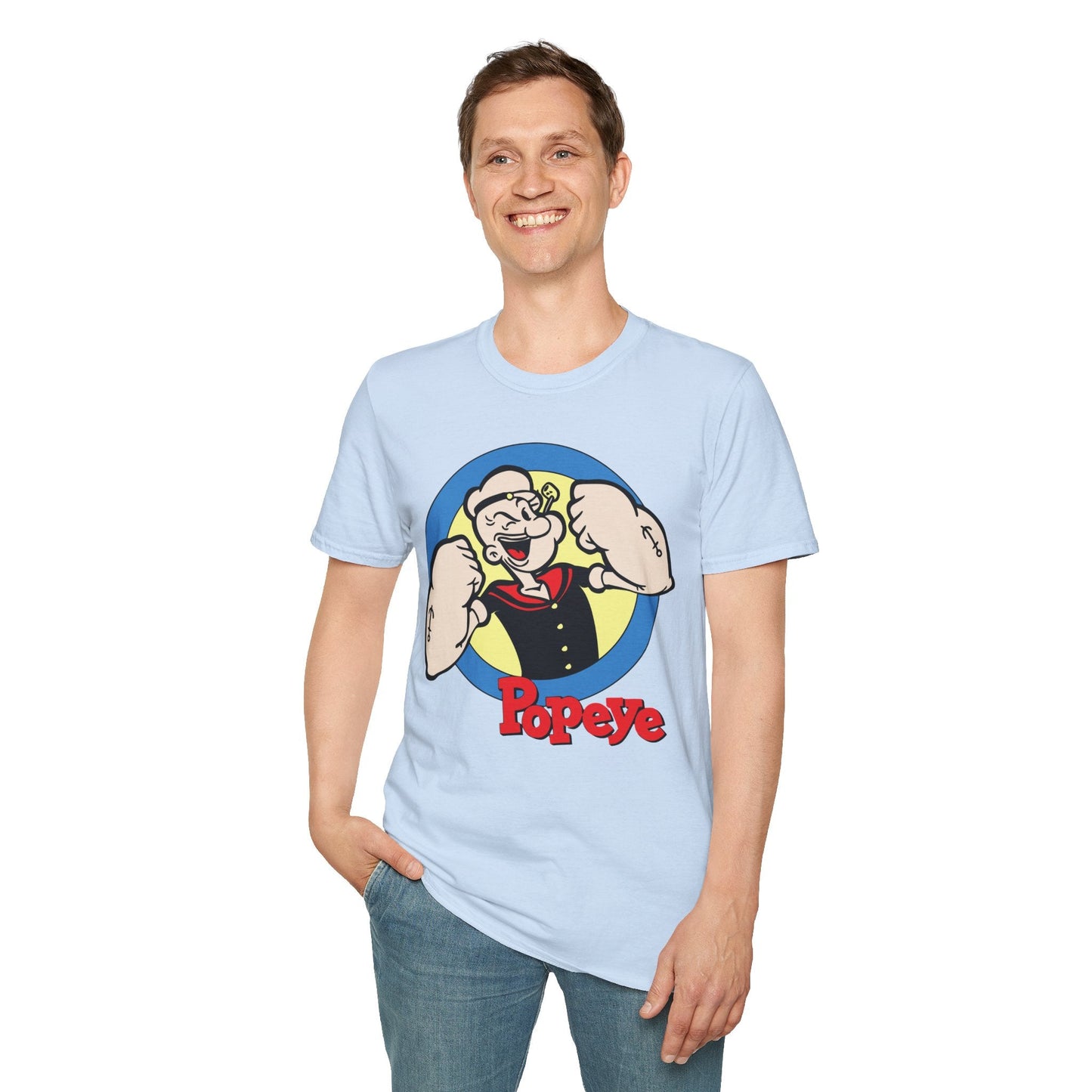 Unisex Cartoon T Shirt With Art Design Funny Animation Tee Gildan Softstyle 64000