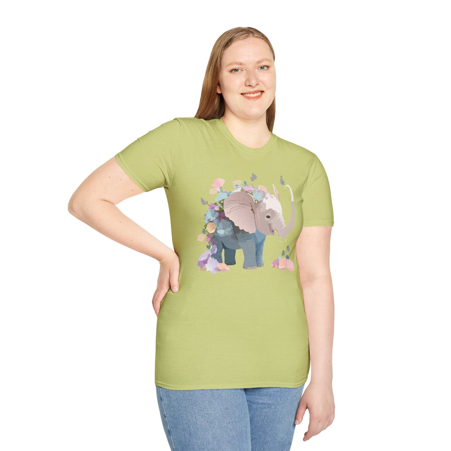 Elephant T Shirt Unisex Softstyle 64000 Elephant Tee Premium Comfort Everyday Wear