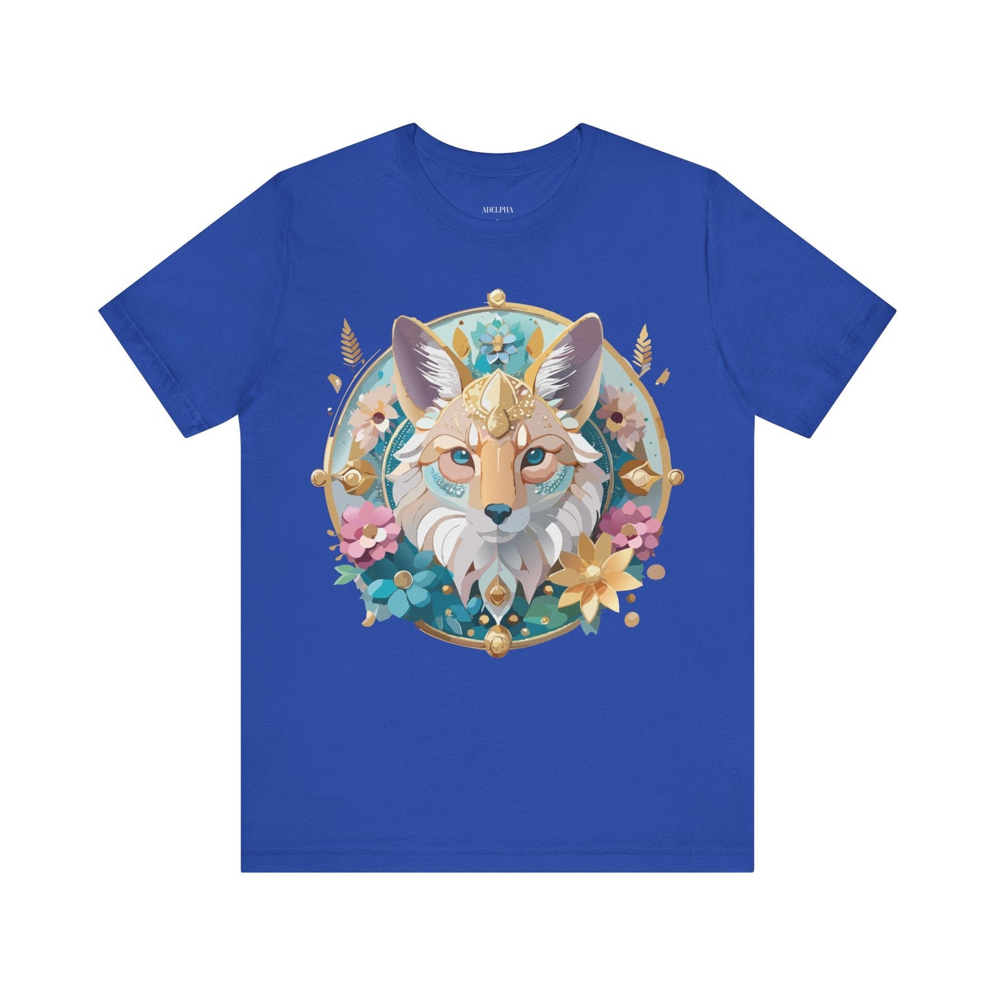 Adelpha Vintage Inspired Graphic Tee Medallion Art Unisex Short Sleeve Shirt Premium