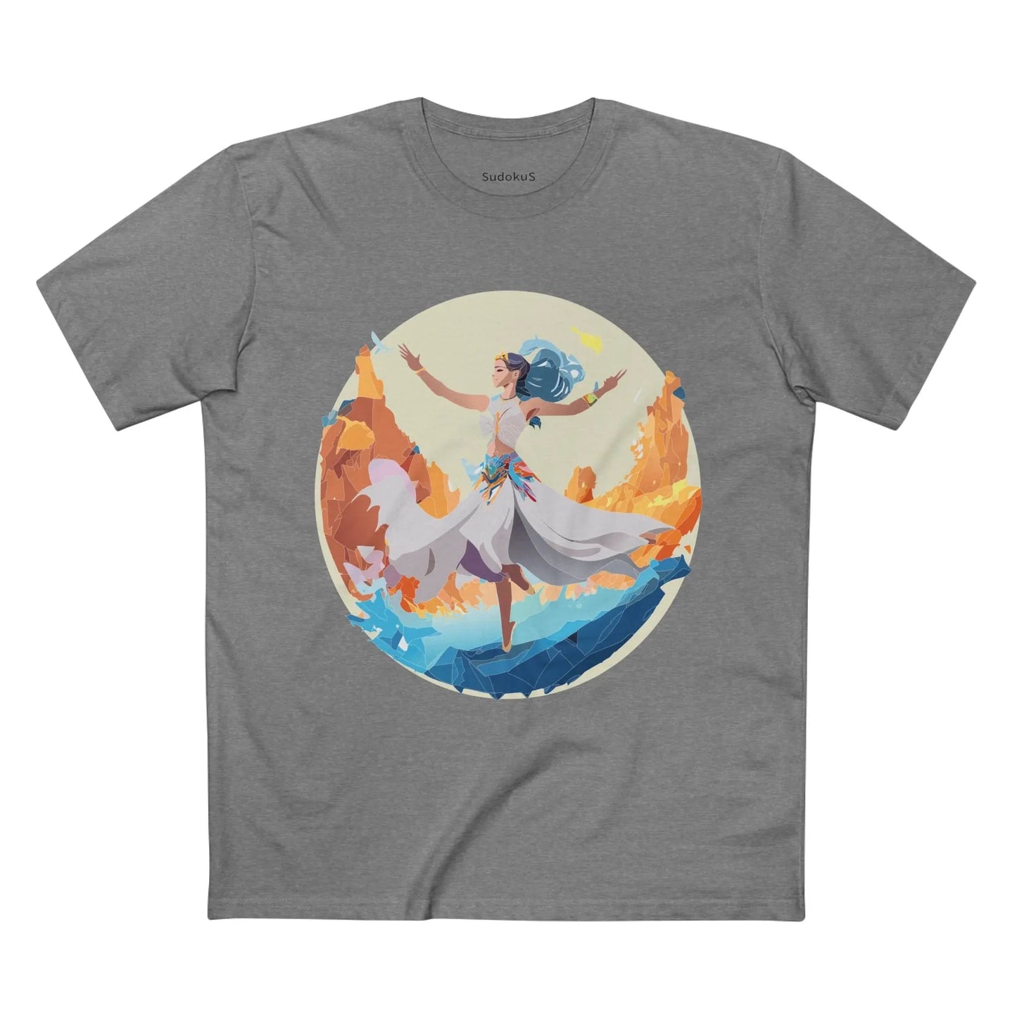 Dancer Graphic Unisex 100 Cotton Staple Tee 12