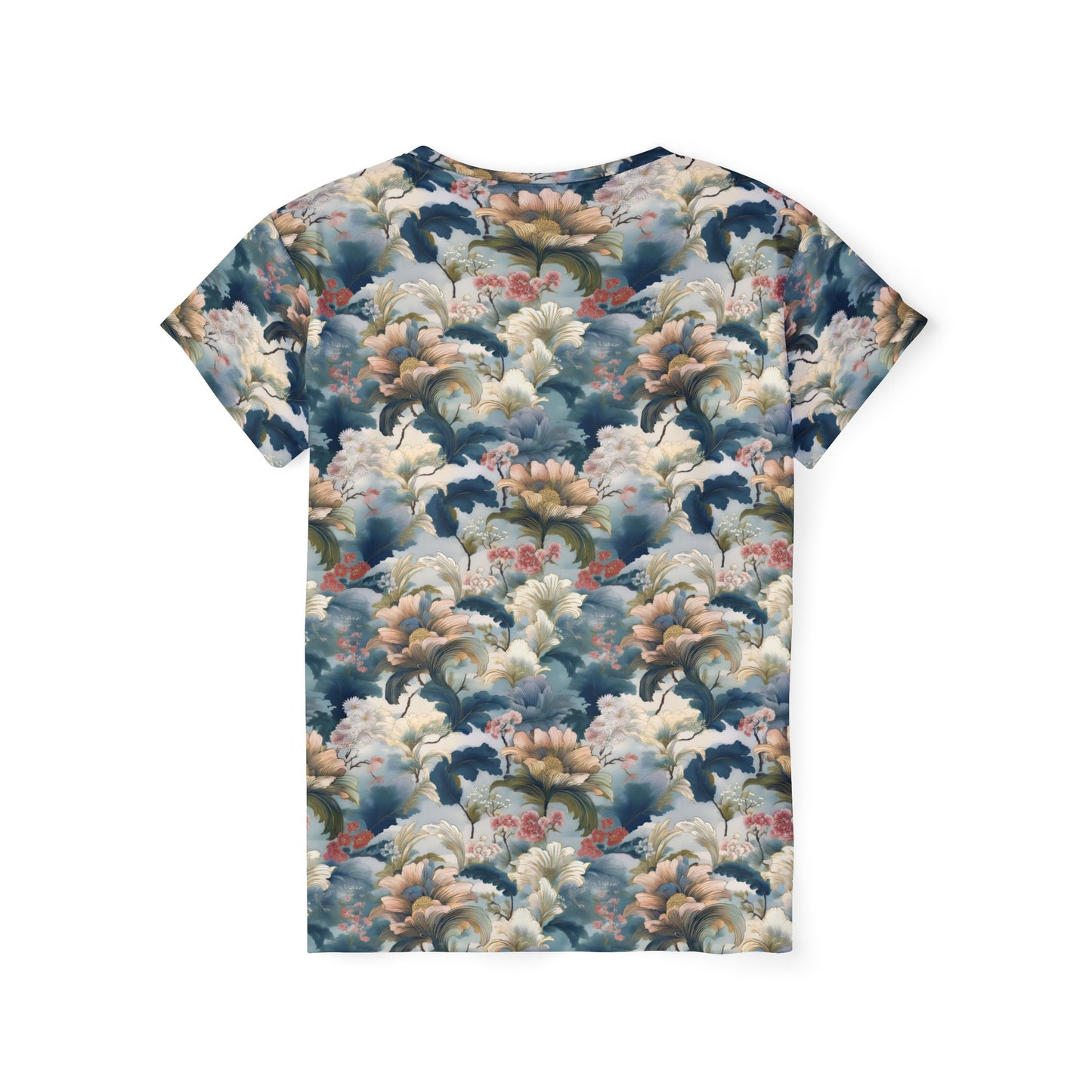 Women Poly Shirt with Floral Print F326