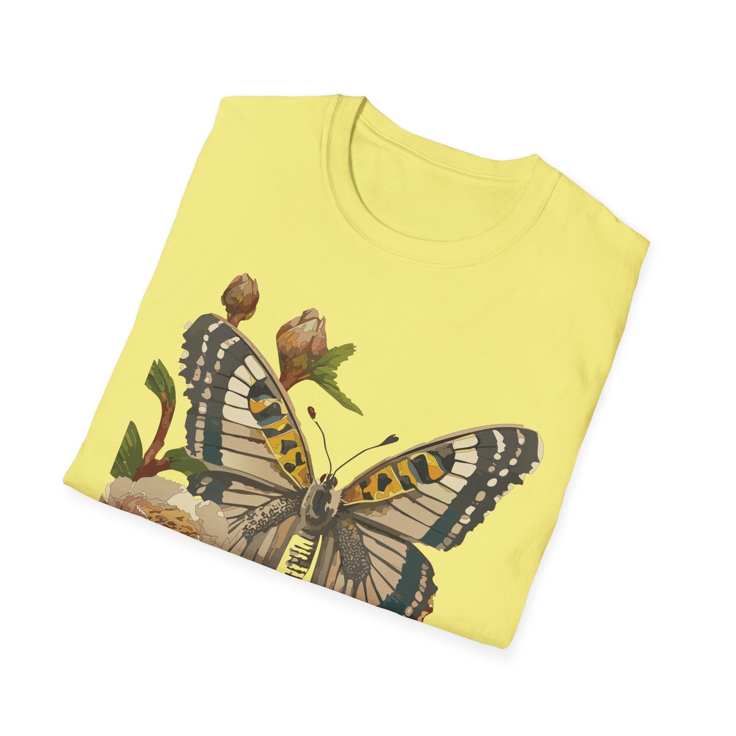Butterfly Shirt Unisex T Shirt Monarch Butterfly Gildan Softstyle 64000 Cotton Tee