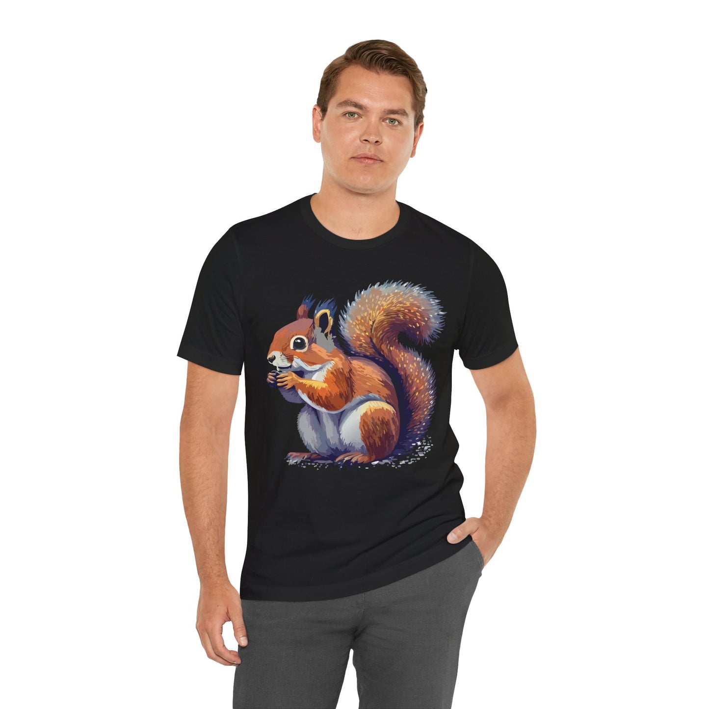 Unisex Animal Print Tee Shirt With Wild Animals Artwork Gildan Softstyle 64000 Cotton