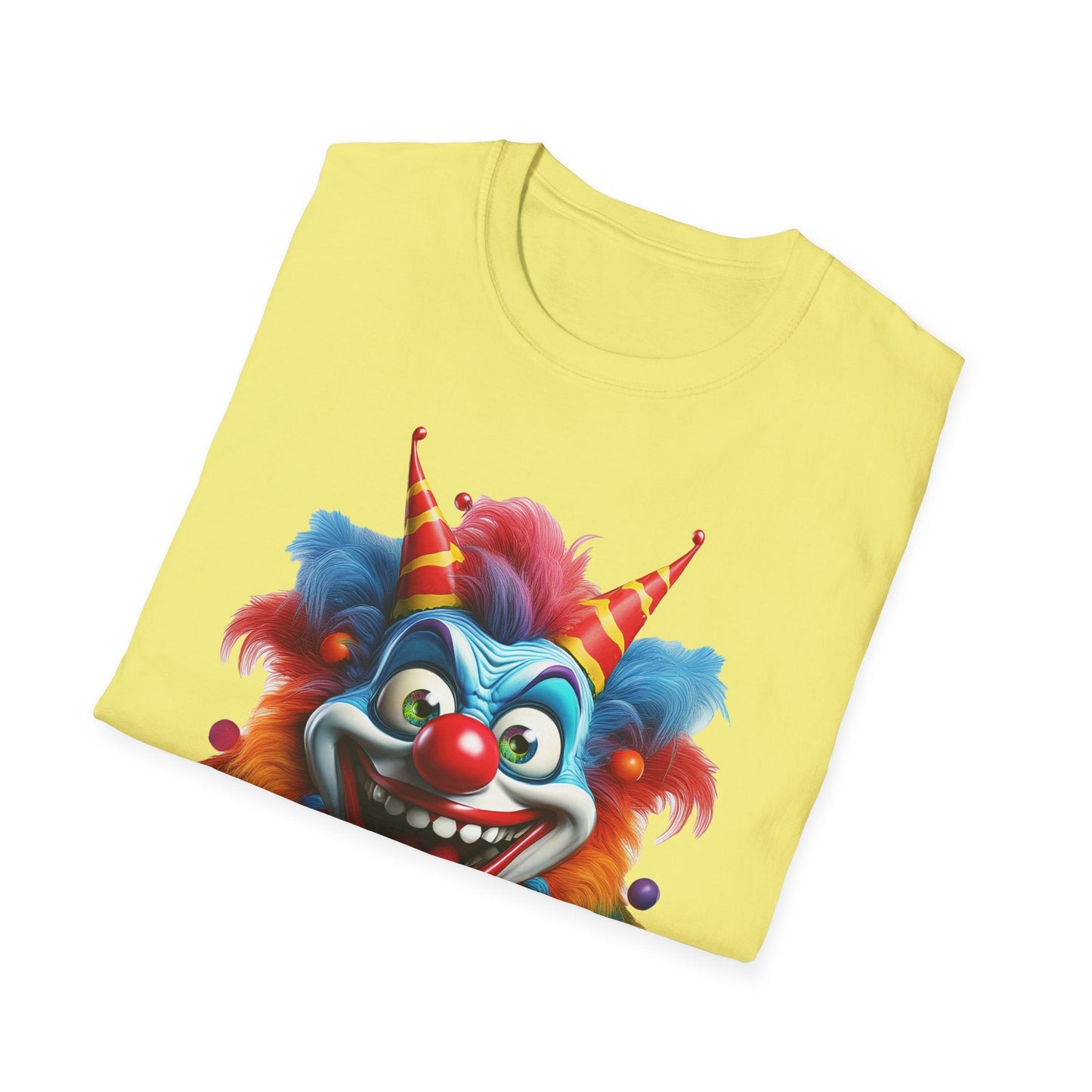 Clown Shirt For Men And Women Funny Circus Tee Scary Man Shirt Unisex Softstyle Tee