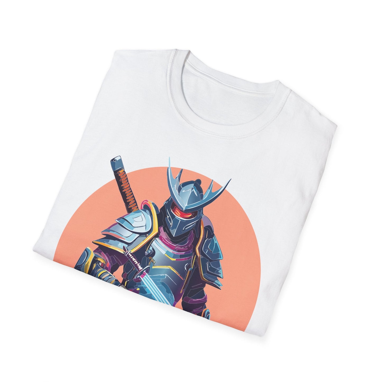 Samurai Shirt Unisex Tee Gildan Softstyle 64000 One Hundred Percent Ring Spun Cotton Comfort