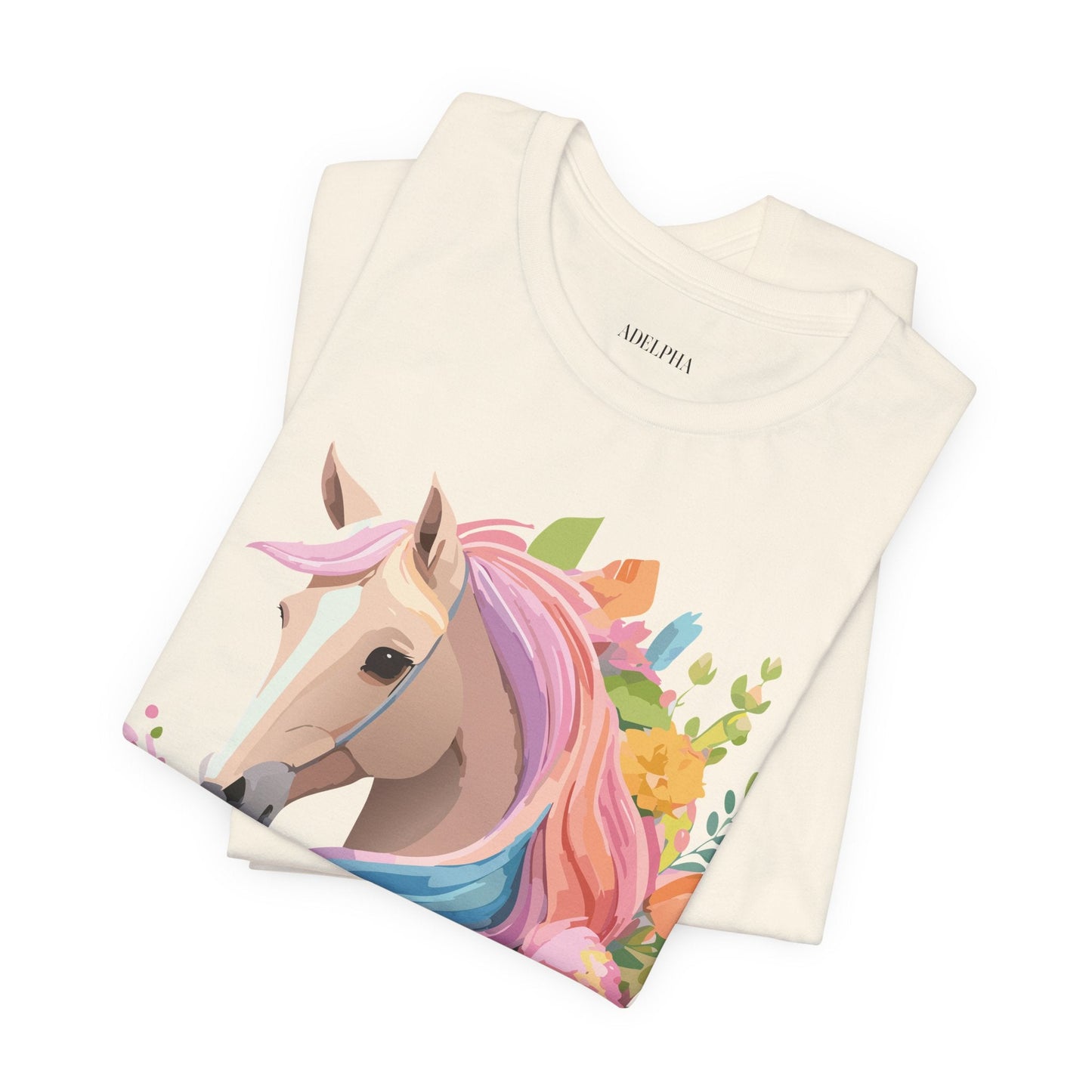 Horse Graphic Unisex 100 Cotton Vintage Animal Art T-Shirt 2