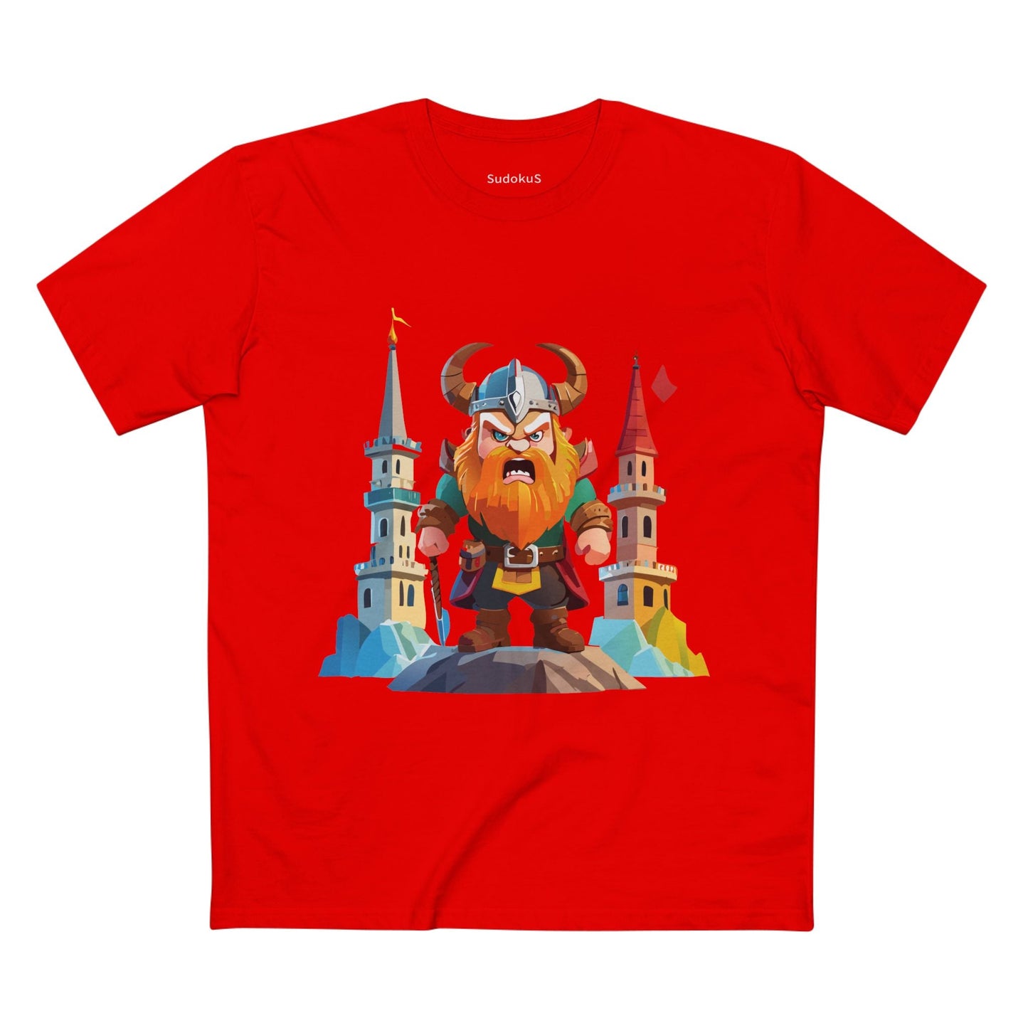Viking Graphic Unisex 100 Cotton Staple Tee 10