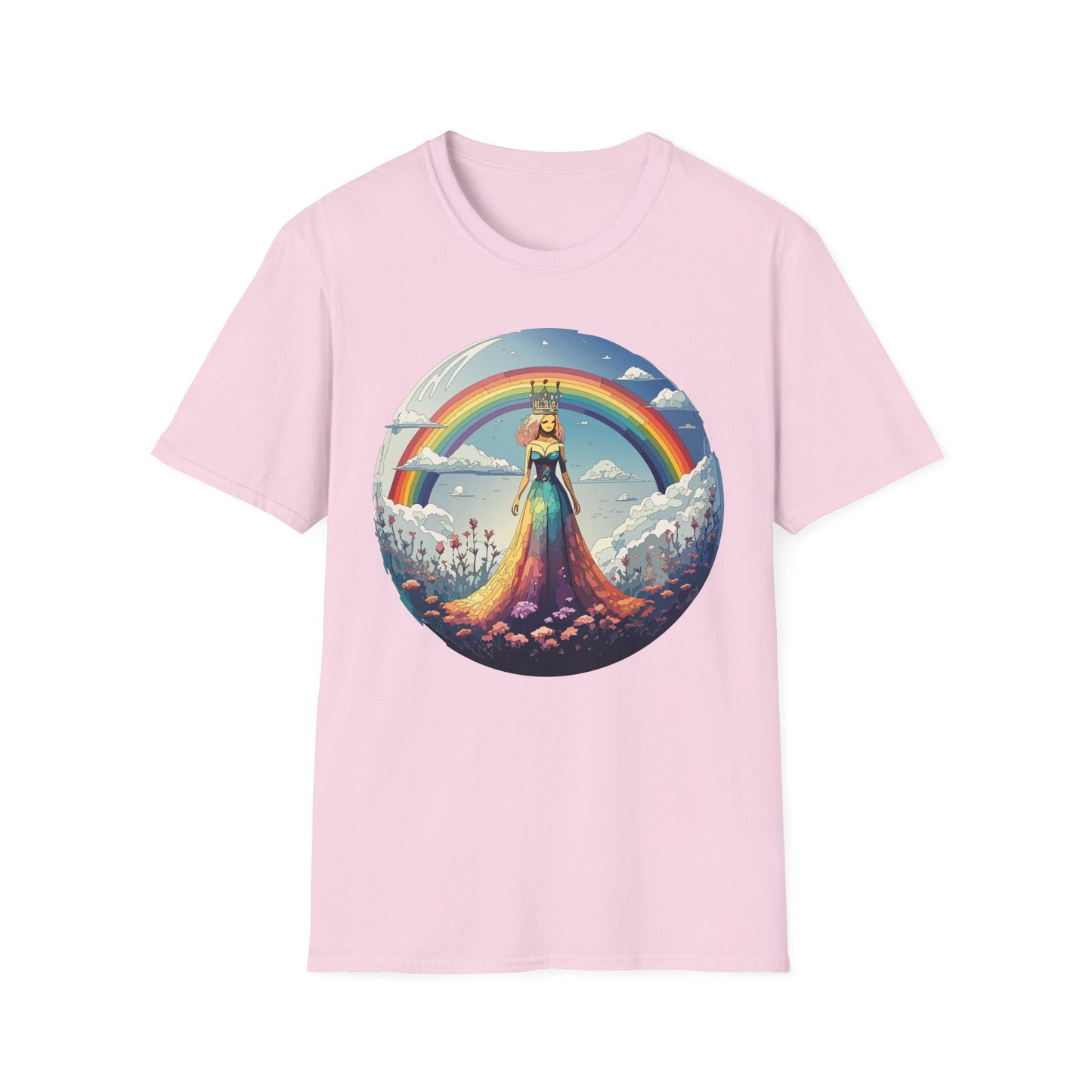 Womens Graphic T Shirt Art Design Tee Softstyle 64000 100 Percent Cotton Comfort