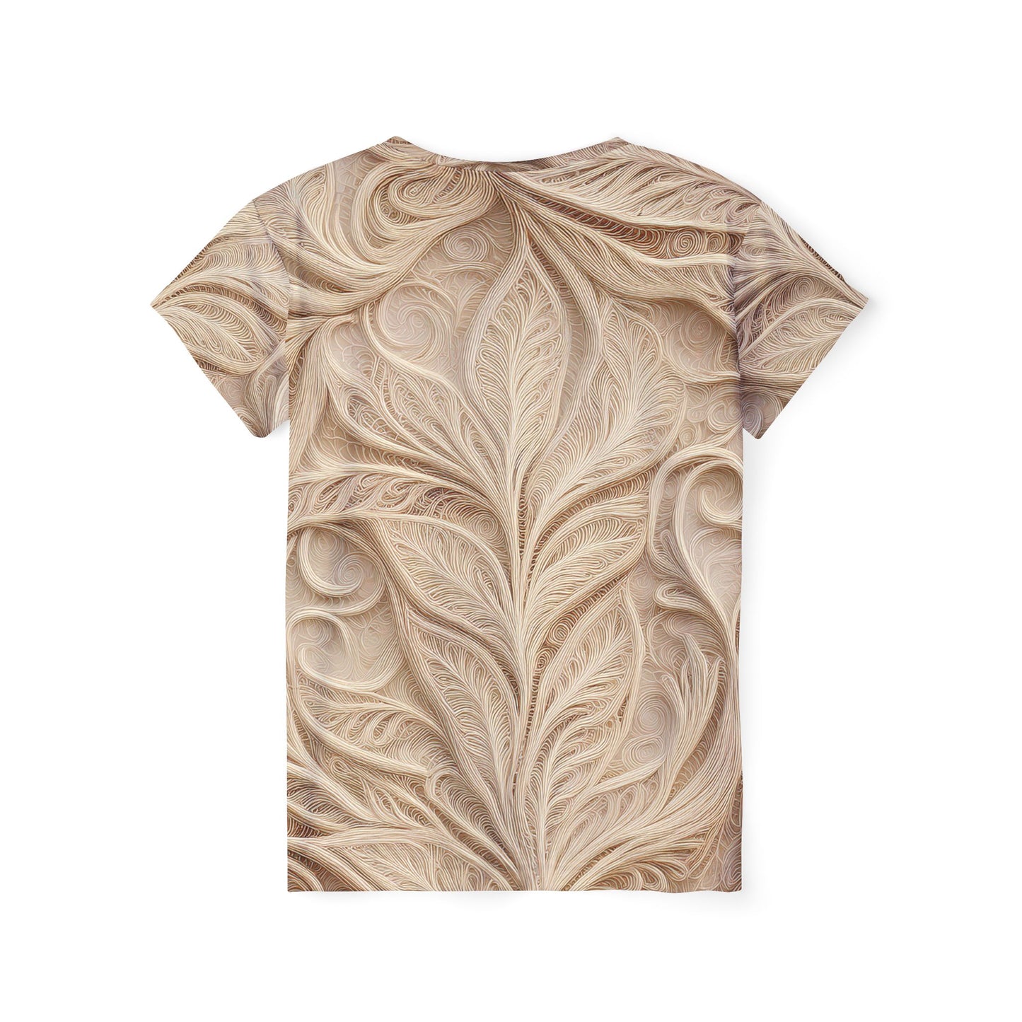 Lace Print Poly Shirt, Poly Shirt with Lace Print, Lace Shirt 71