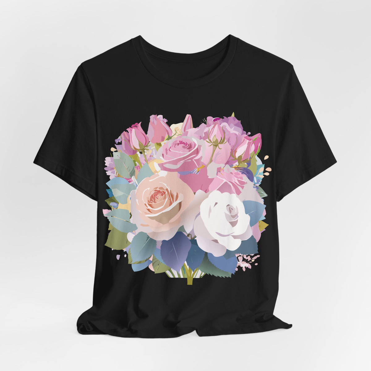 Floral Graphic Tee Shirt - Bella+Canvas Unisex 100 Cotton 11