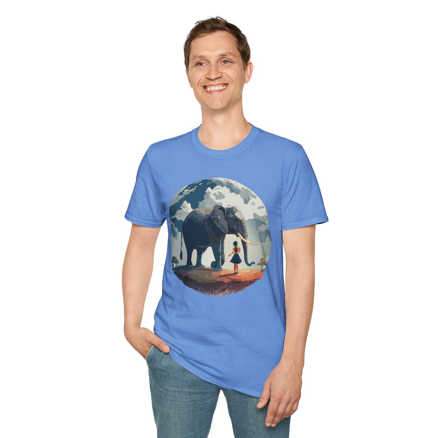 Womens Graphic T Shirt Art Design Tee Softstyle Gildan 64000 100 Percent Ring Spun Cotton