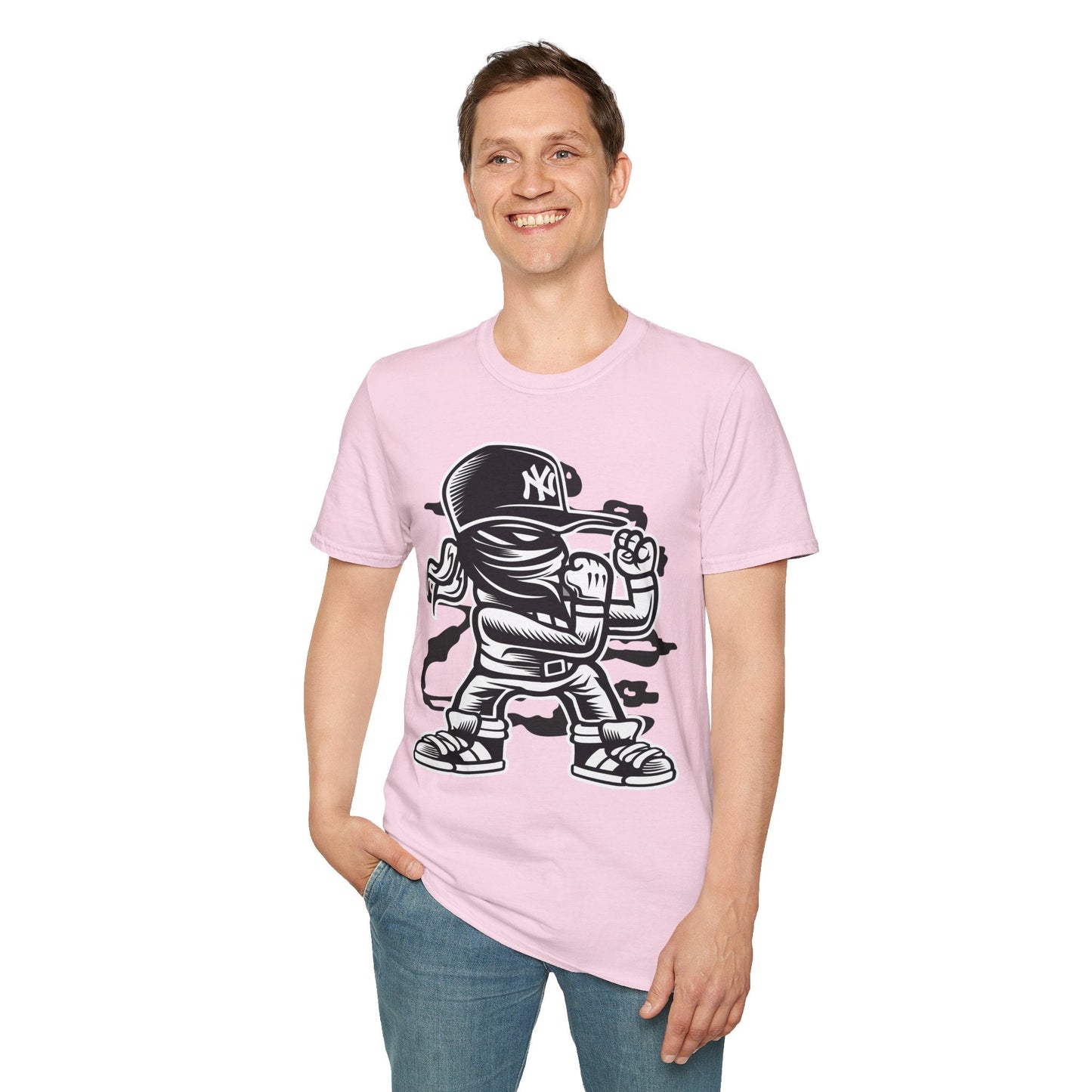 Cartoon T Shirt Animation T Shirt Funny Tee Shirt Unisex Softstyle Cotton Tee Gildan 64000