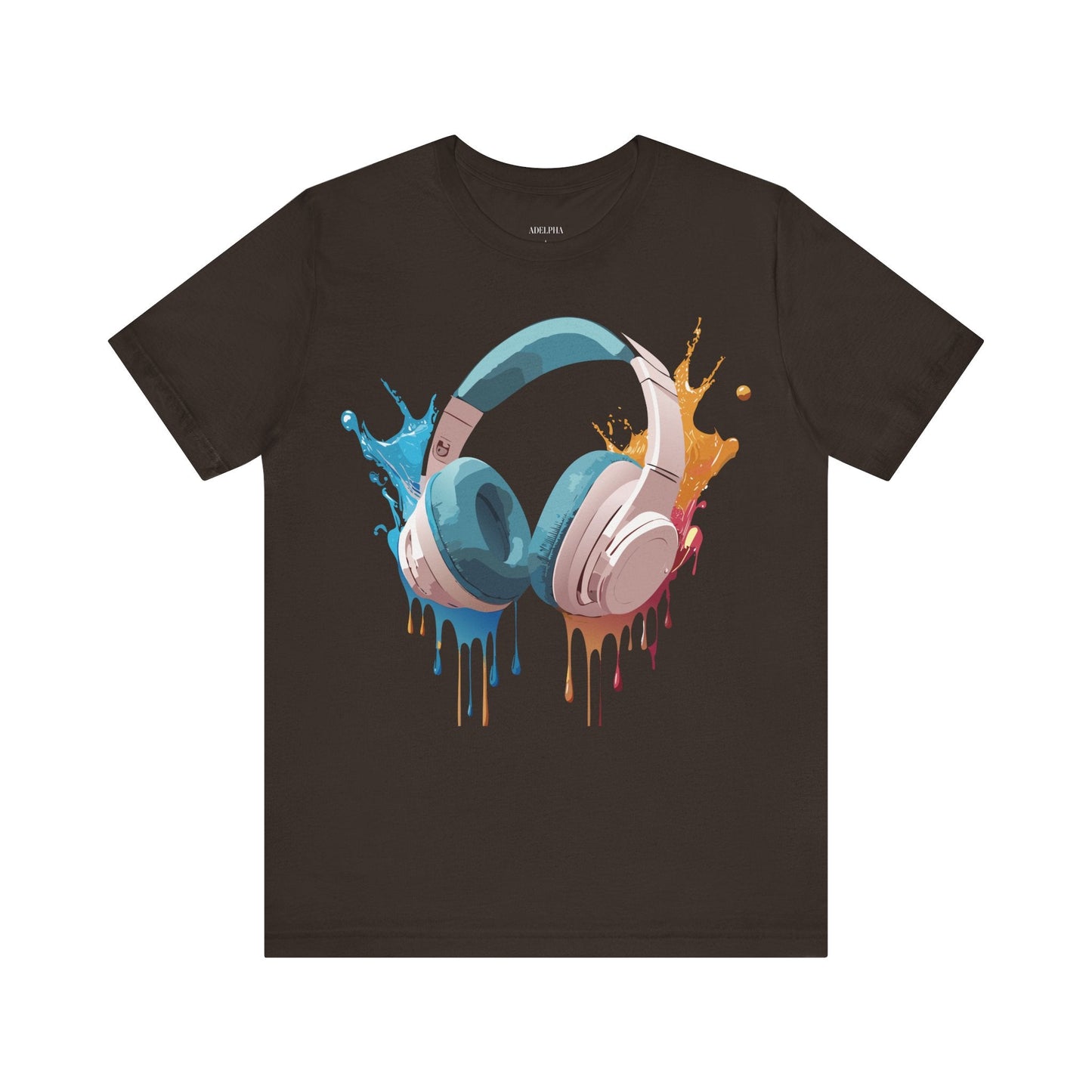 Adelpha Graphic Tee Unisex Music Artwork Vintage Inspired Jersey Short Sleeve Shirt