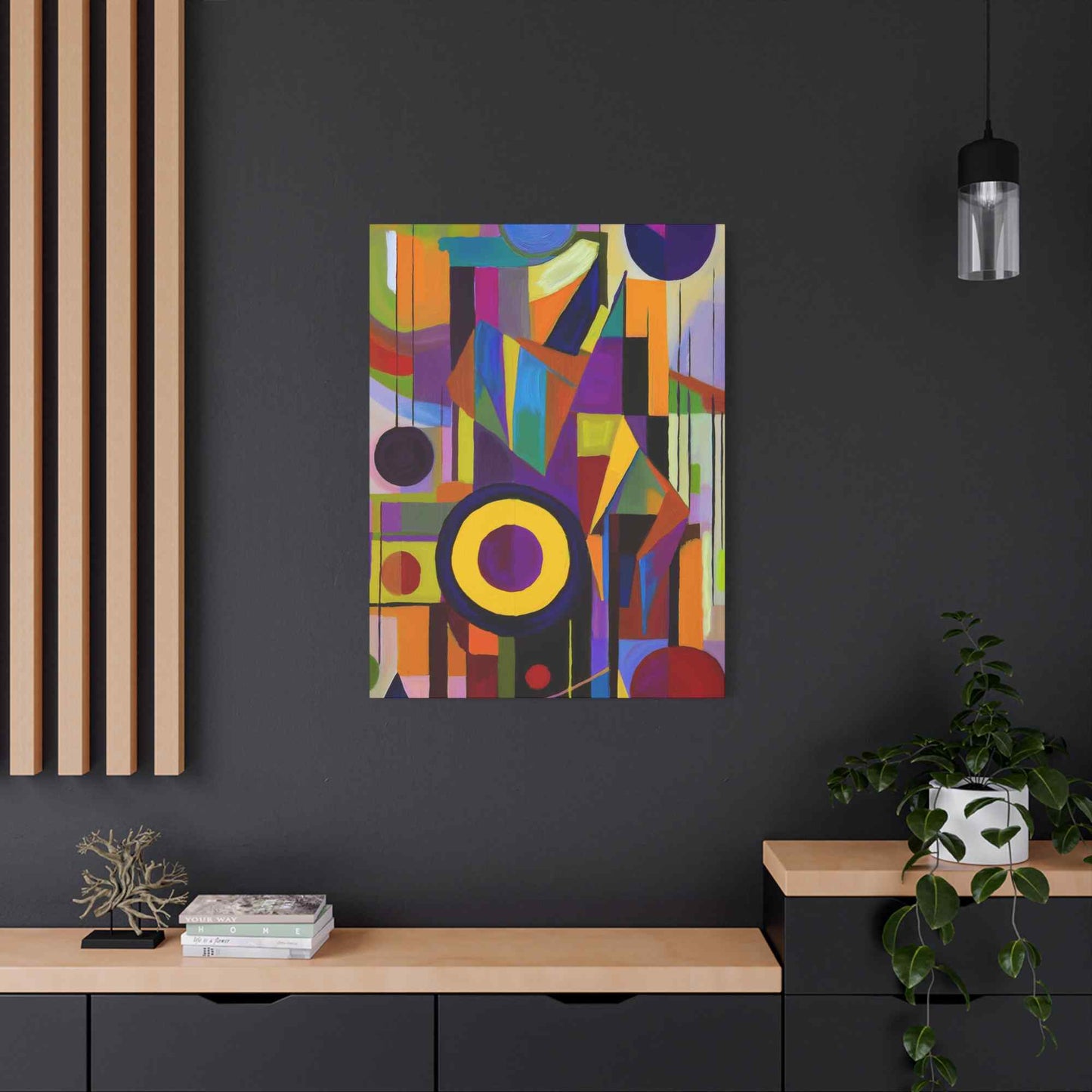 Abstract Painting Print Canvas 20x24,20x30,24x30, 24x32,24x36,30x40, 32x48,36x48,40x60 Pine-Wood Inner Frame ABS-2