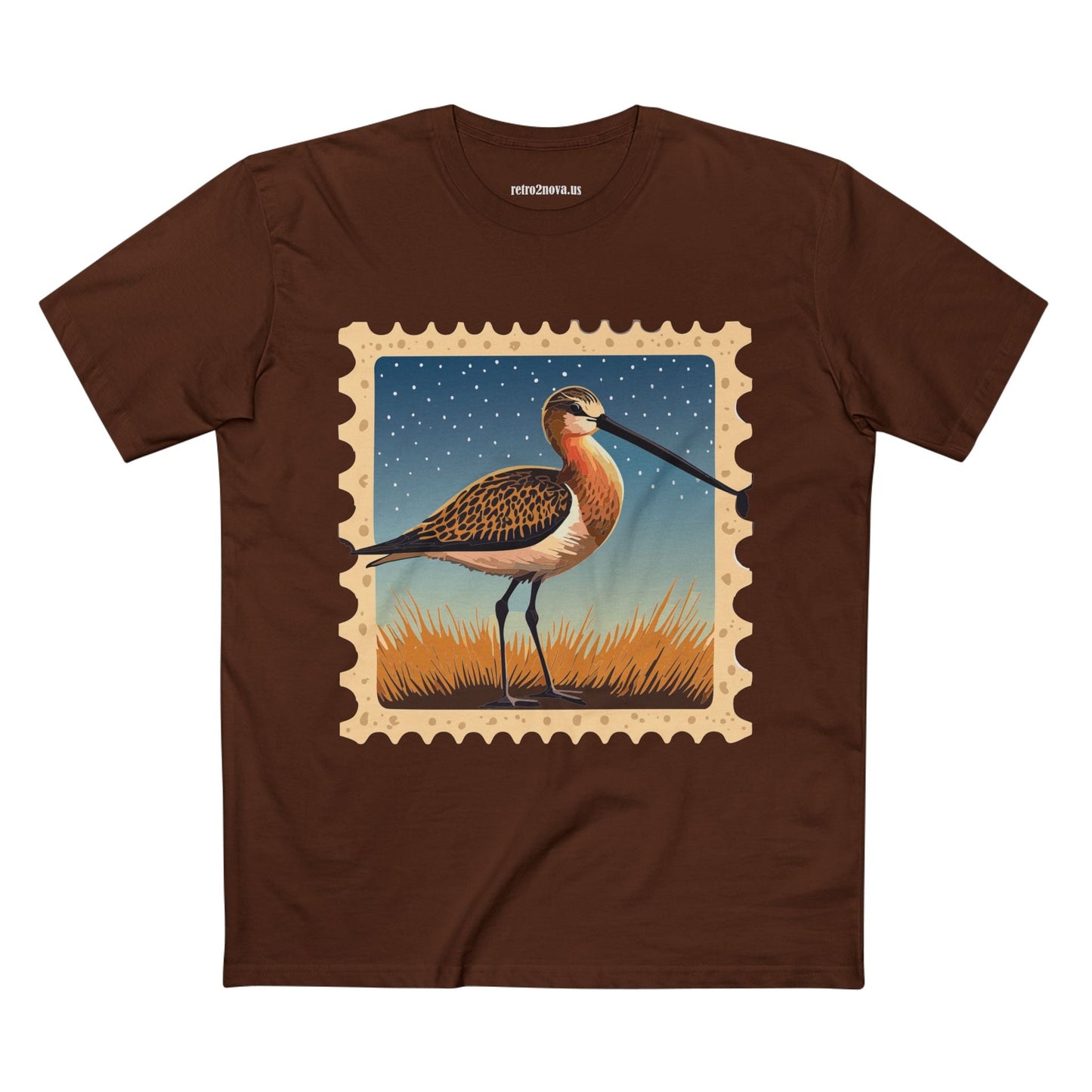 Stamp Shirt Postage Stamp Tee Unisex Premium Cotton Original Art Design Retro2Nova