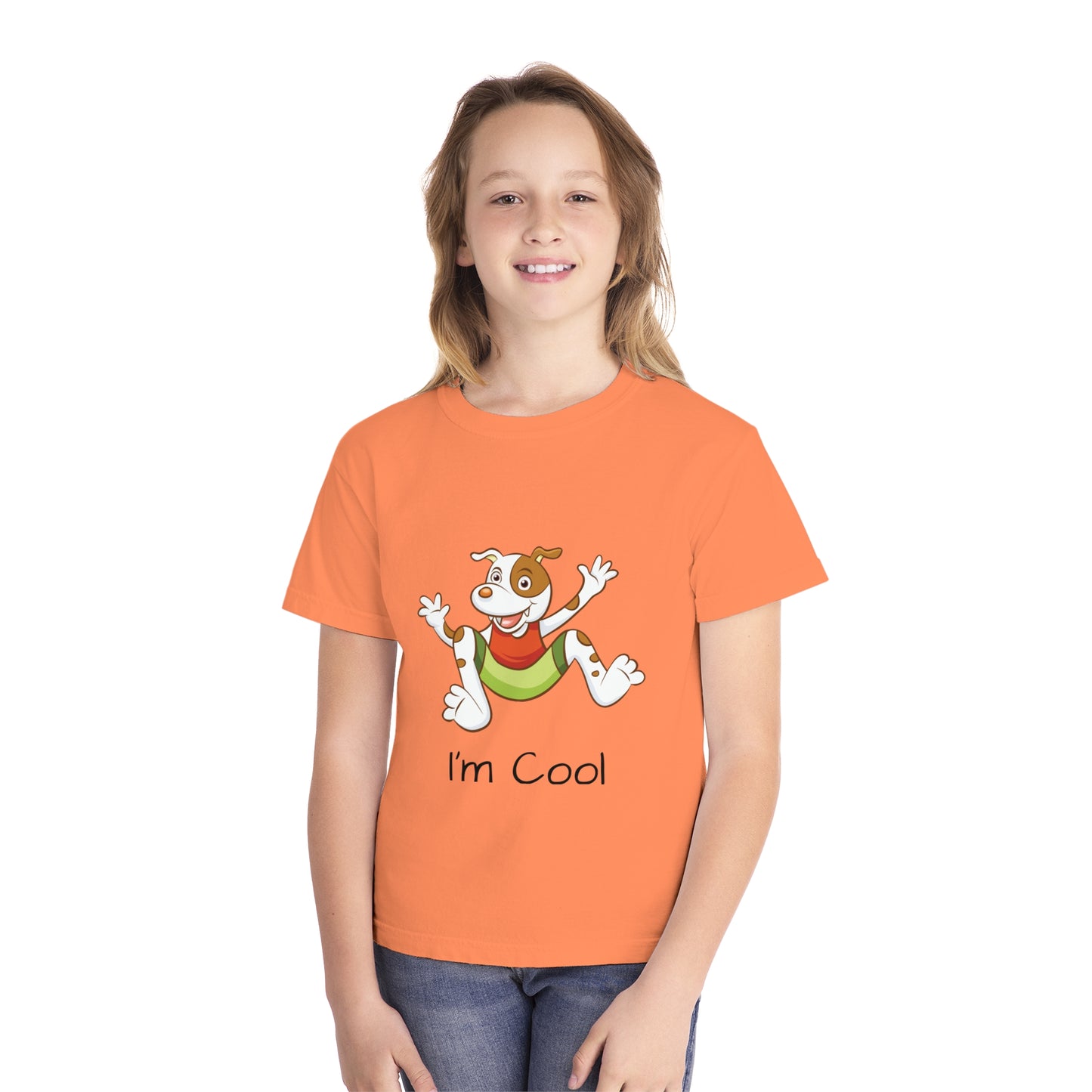 Youth Tee Shirt with Cool Dog