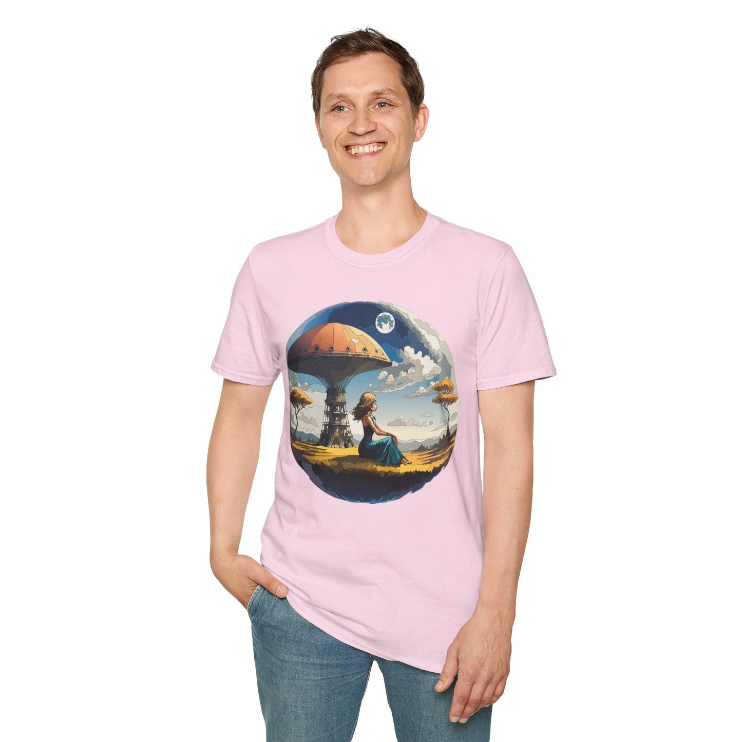 Womens Graphic T Shirts Art Design Shirt Softstyle Short Sleeve Cotton Tee Premium Quality