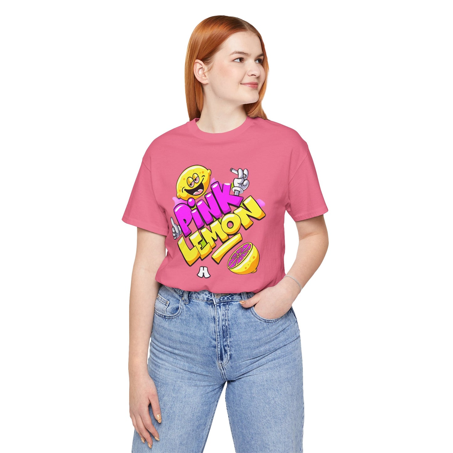 Lemon Graphic Tee, Graphic T-Shirt, Funny Lemon Shirt, Cute Cartoon Tees, Art T-Shirt, Art Design Tees