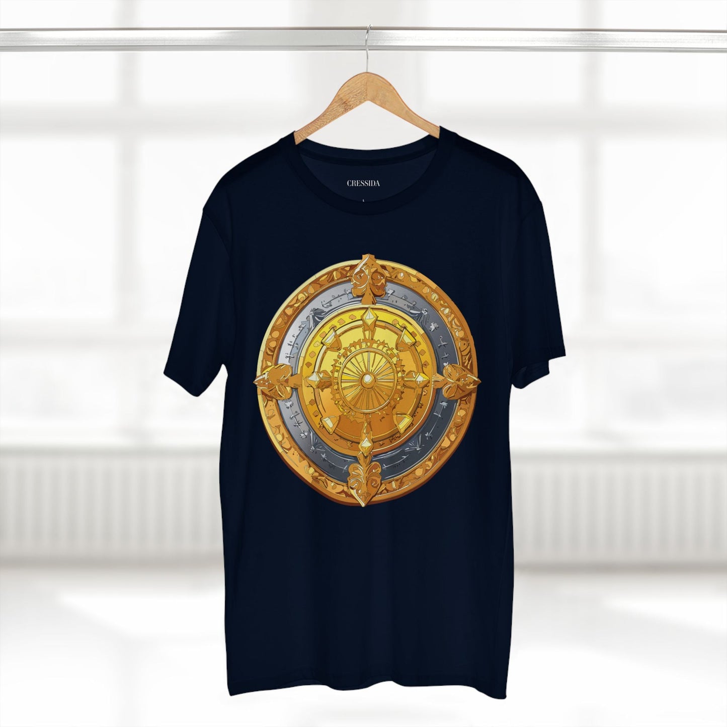 Antique Gold Coin Graphic Design T-Shirt Unisex 100 Cotton With Golden Print Artwork Tee 5