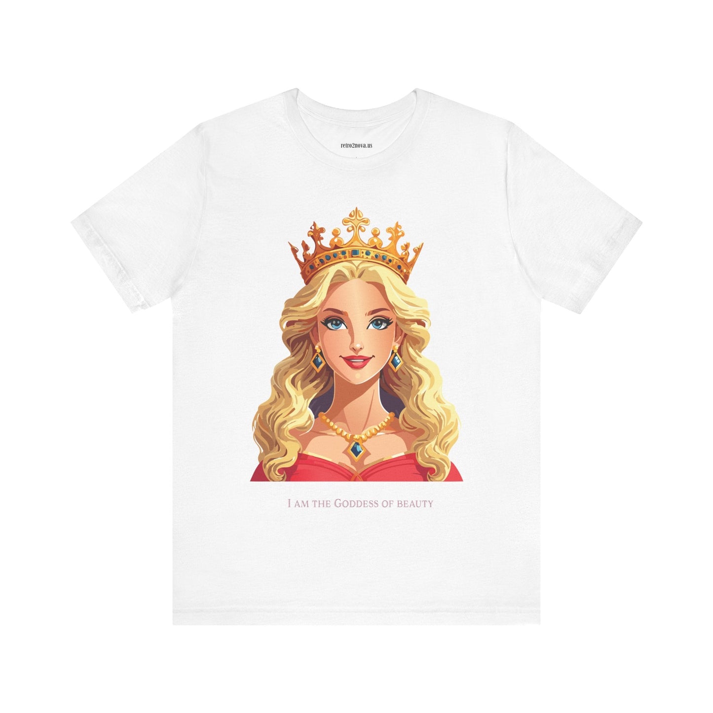 Goddess Shirt Unisex Graphic Cotton T Shirt Short Sleeve With Original Art By Retro2Nova