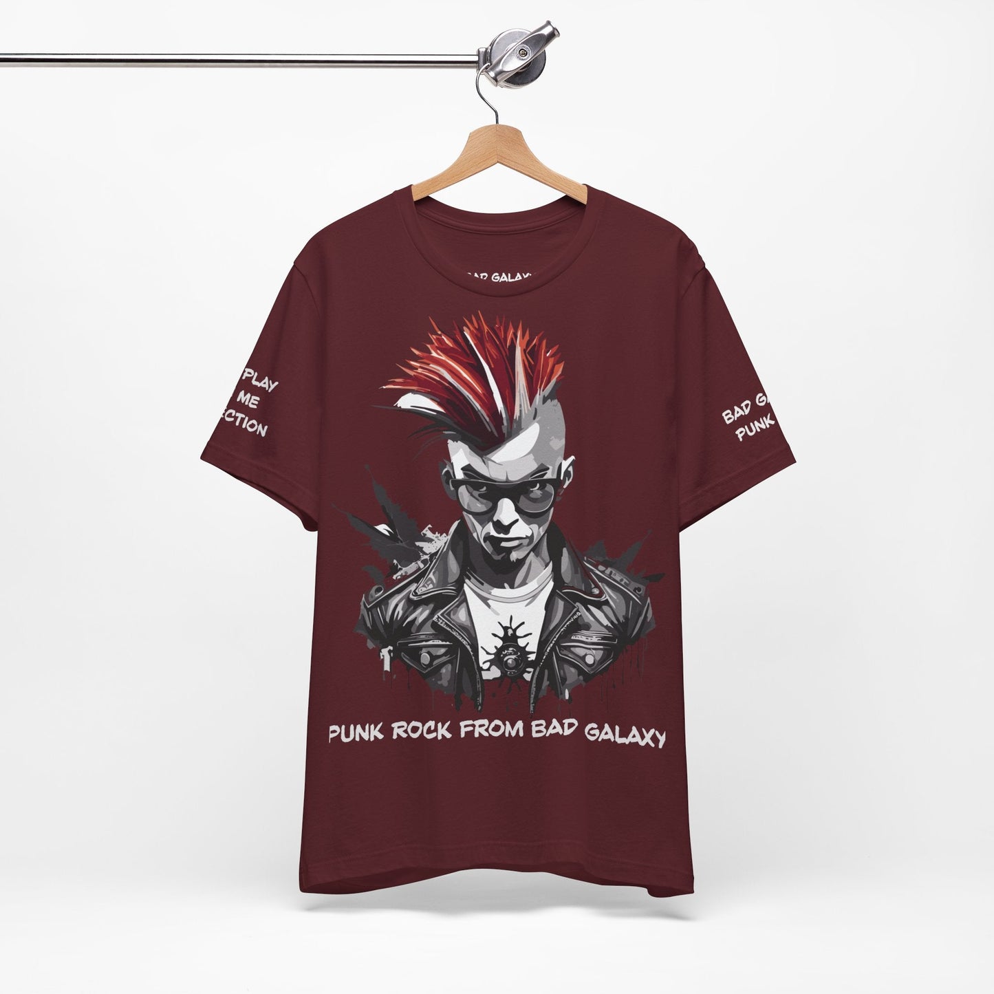 Punk Rock Tee Shirt Made To Order In USA With 100 Percent Cotton And Eco Friendly Inks