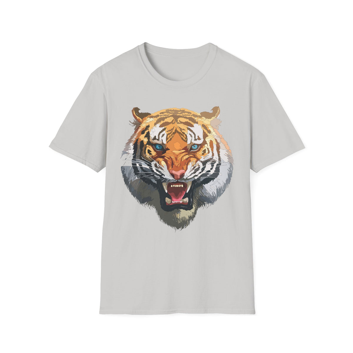Roaring Tiger Face T-Shirt | Big Cat Graphic Tee